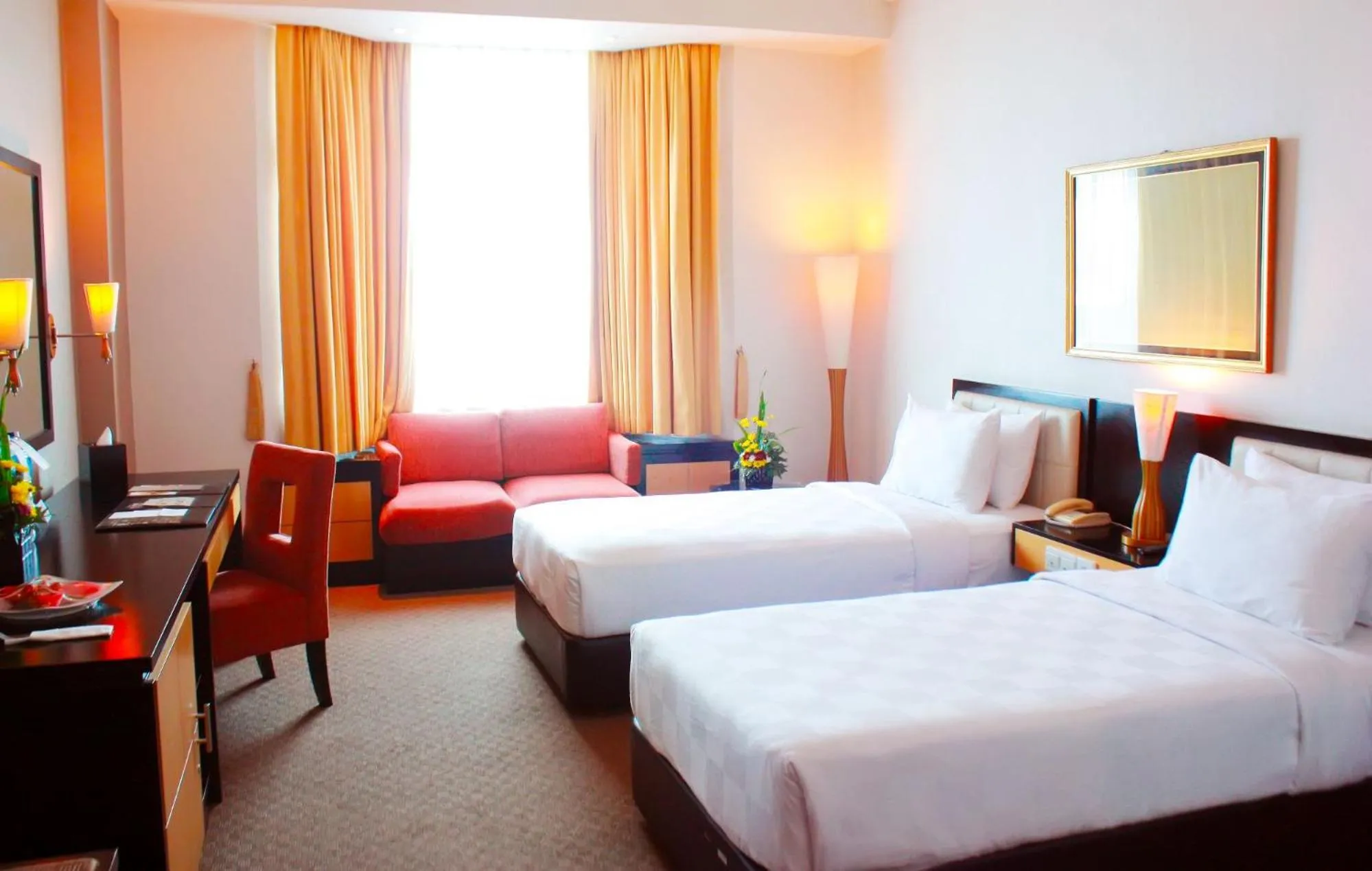 Bedroom, Bed in Grand Jatra Hotel Pekanbaru