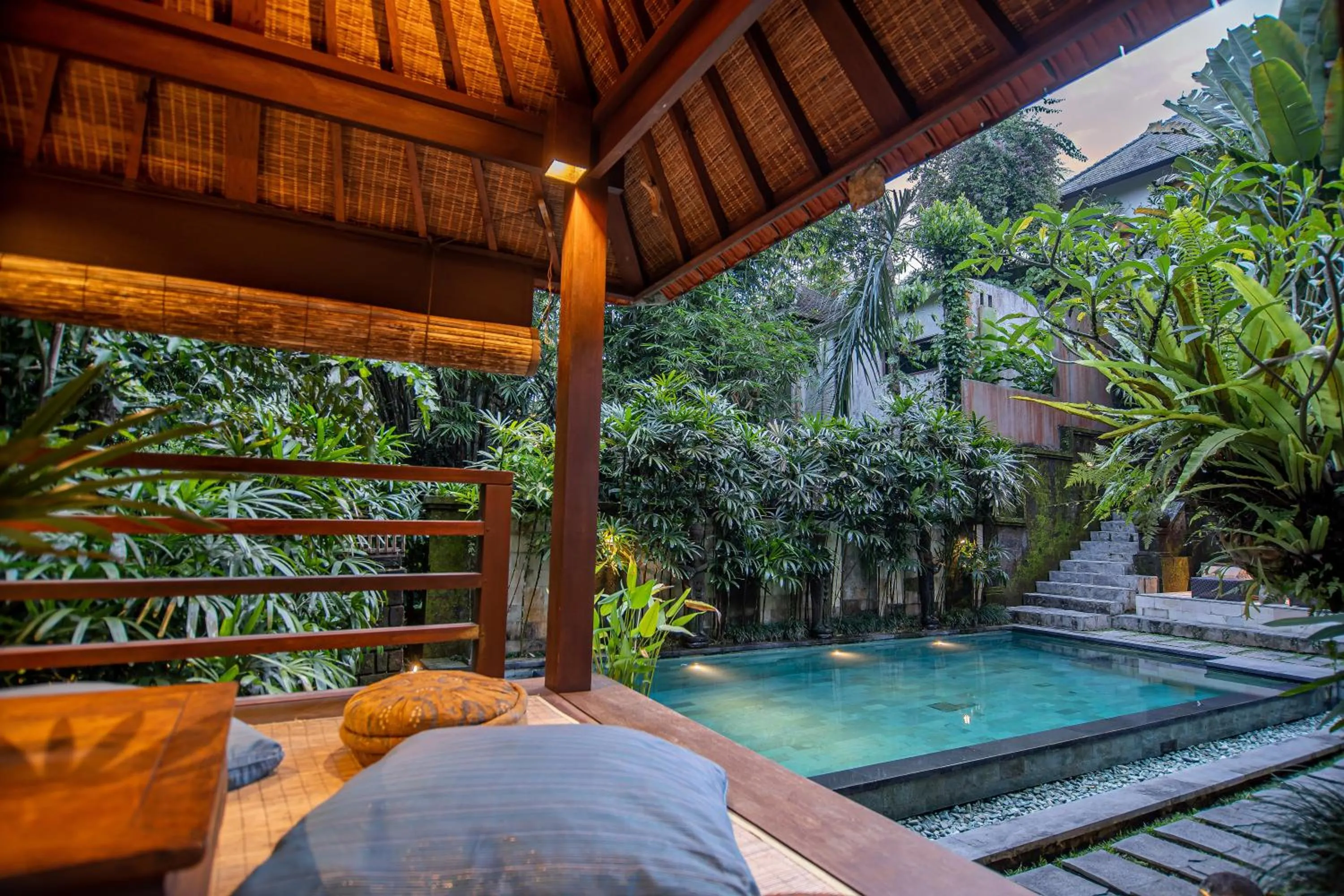 Pool view in D'Legon Villas