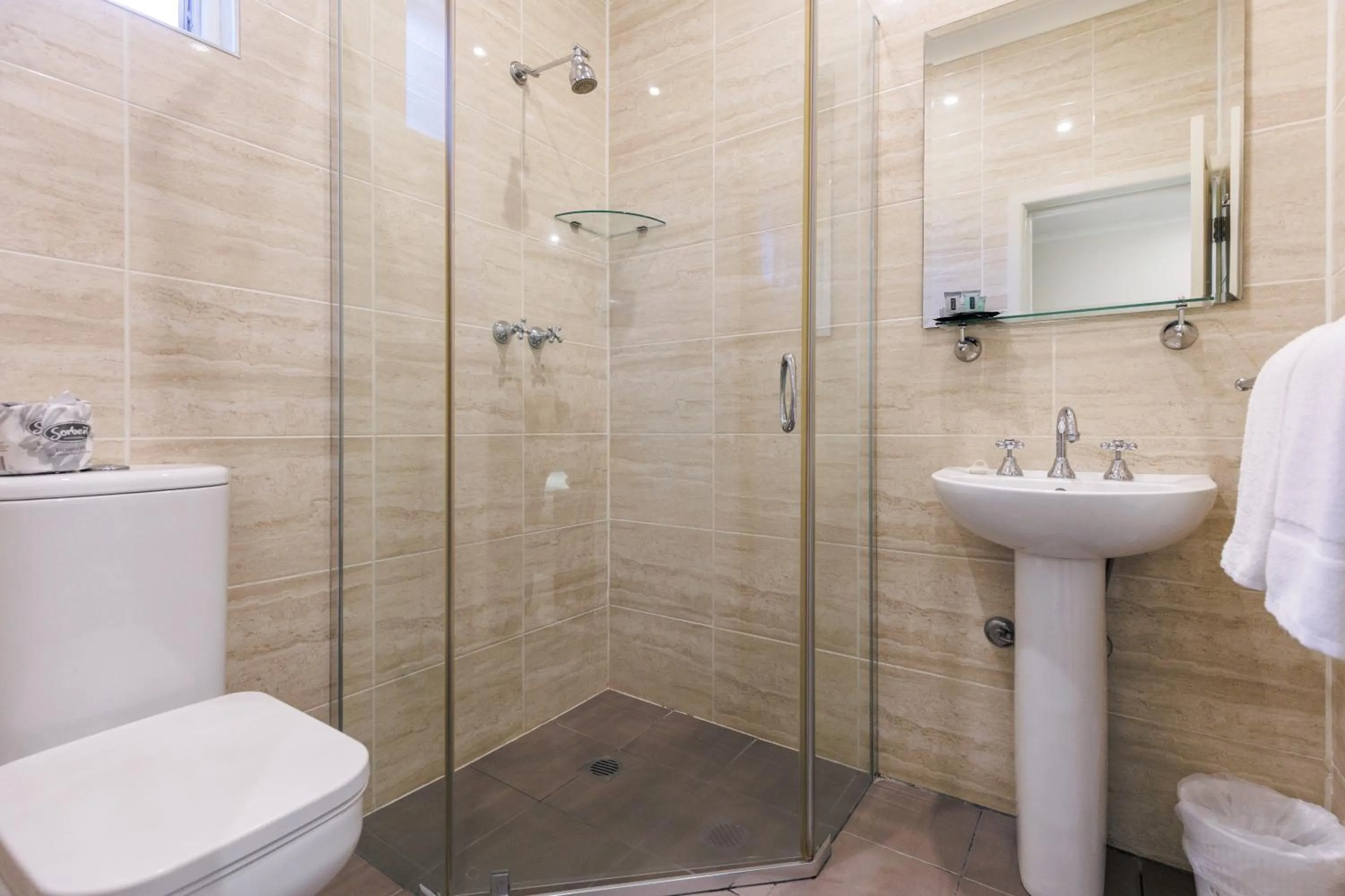 Shower in Amaroo Motel Tumuts Best Accommodation