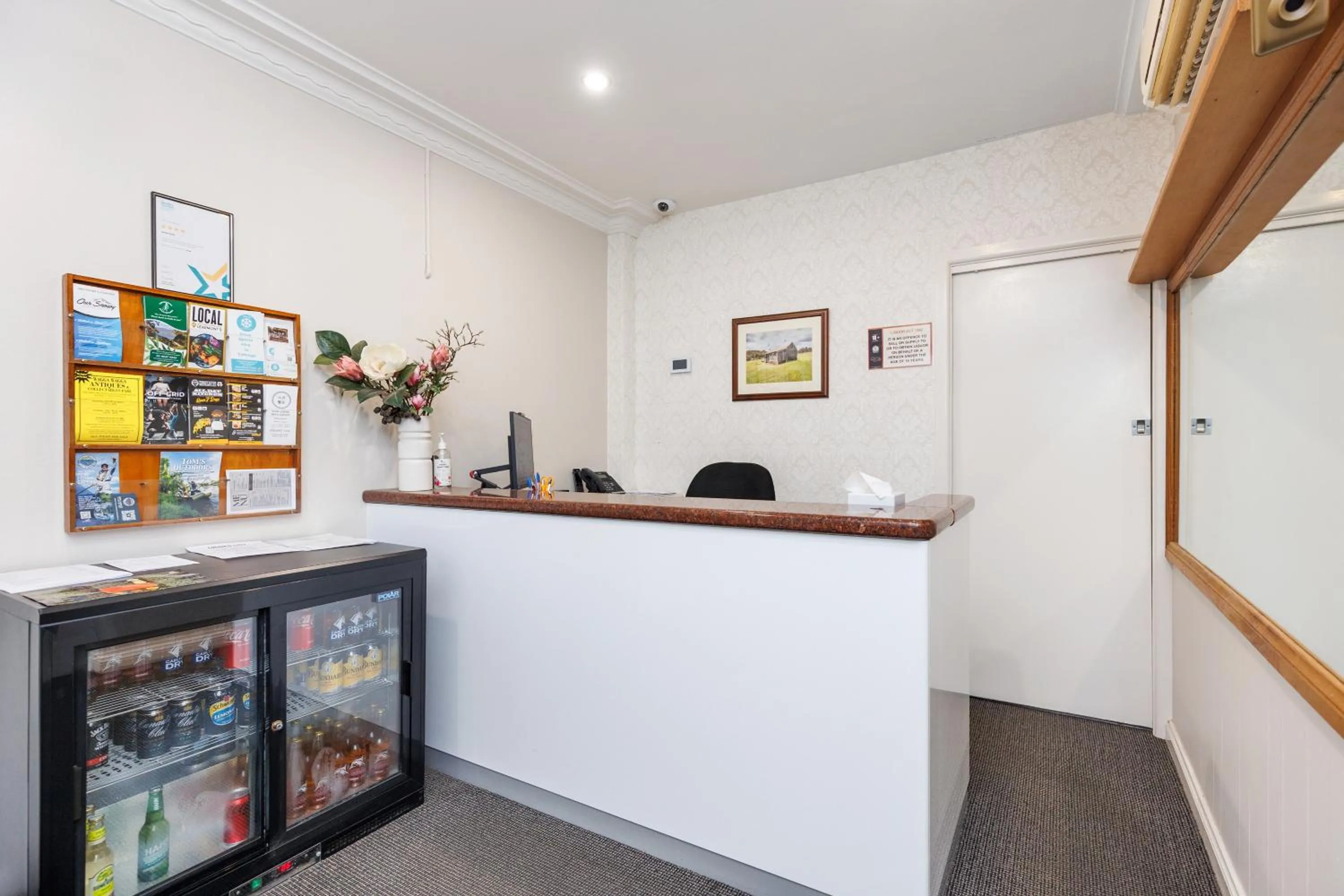 Lobby or reception in Amaroo Motel Tumuts Best Accommodation