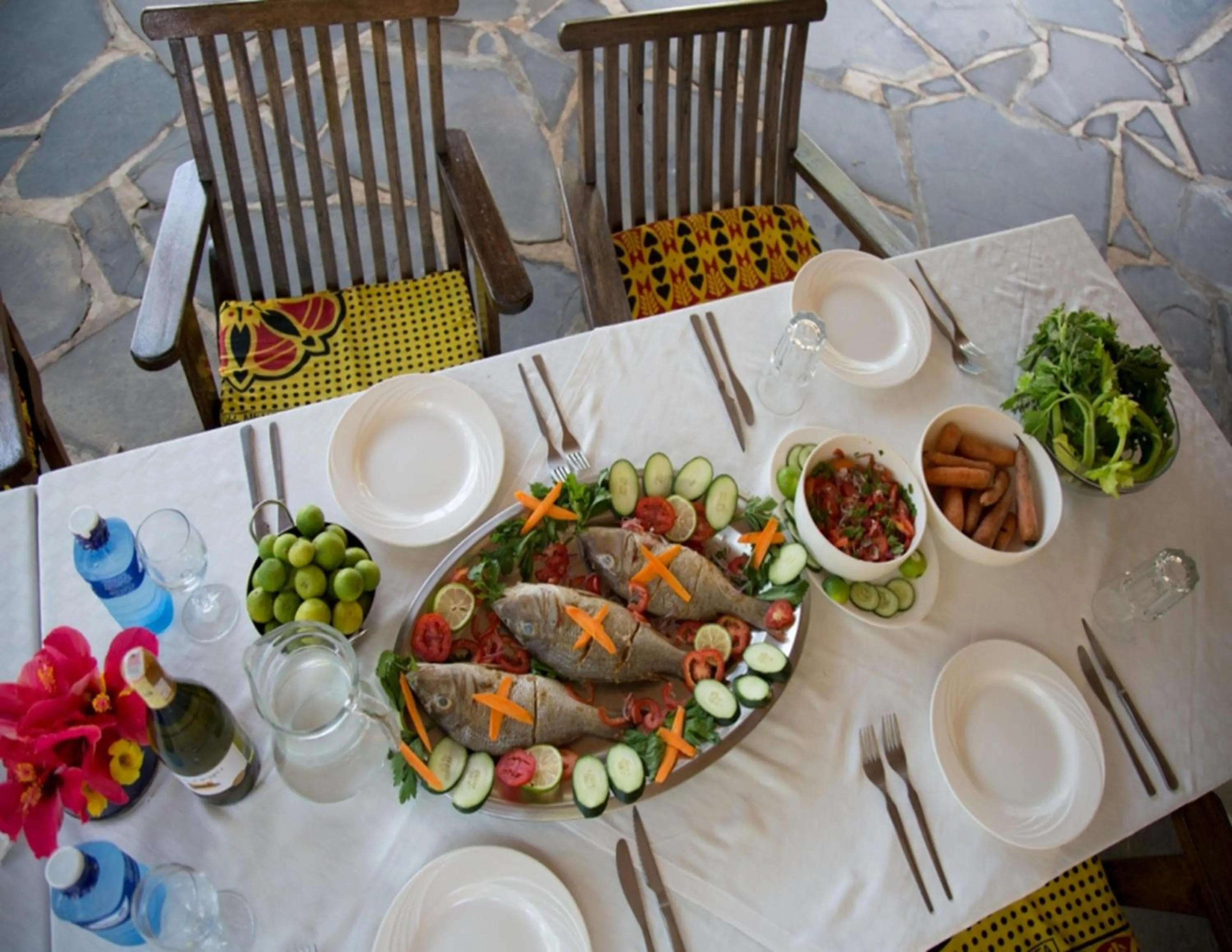 Food and drinks in Shimoni Reef Lodge