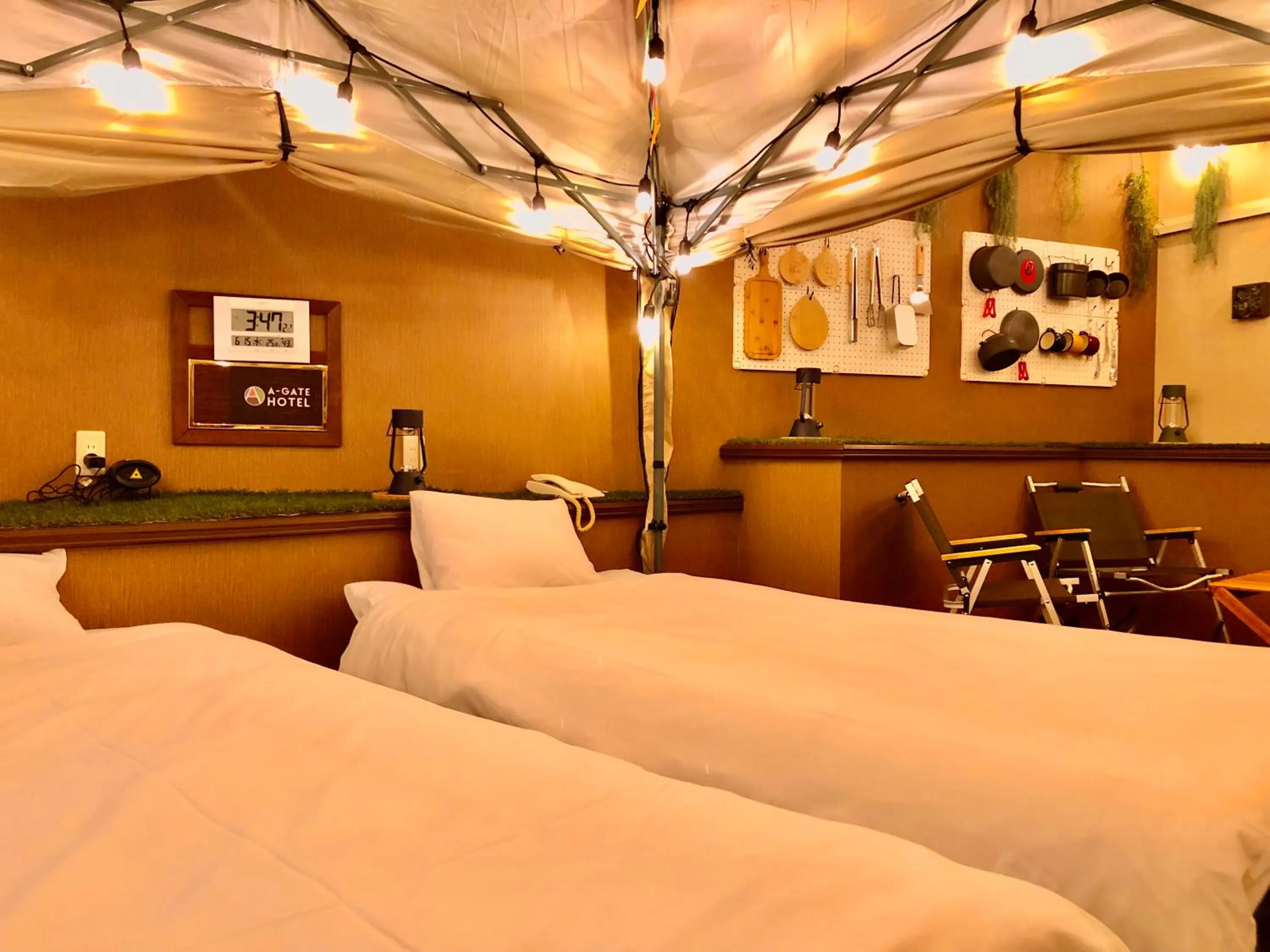 Bedroom, Bed in A-GATE HOTEL 旭川 -Asahikawa-