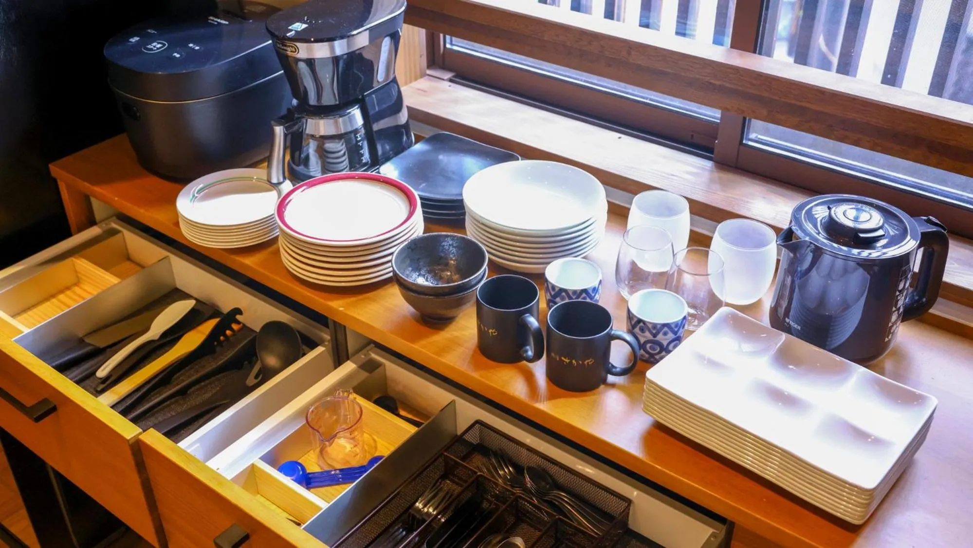Kitchen or kitchenette in Ryokan Sakaya