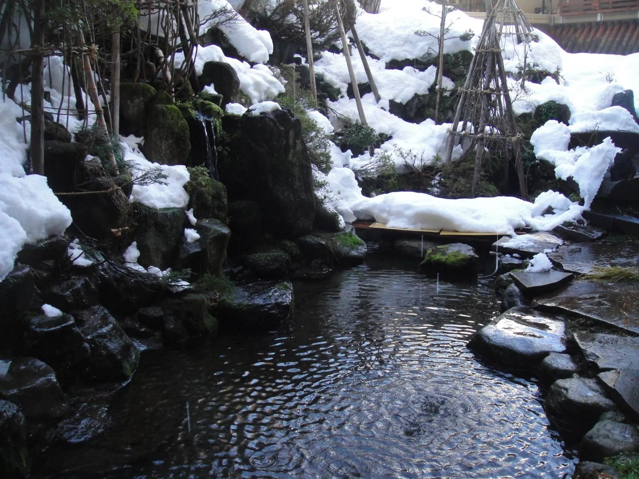 Hot Spring Bath in Ryokan Sakaya