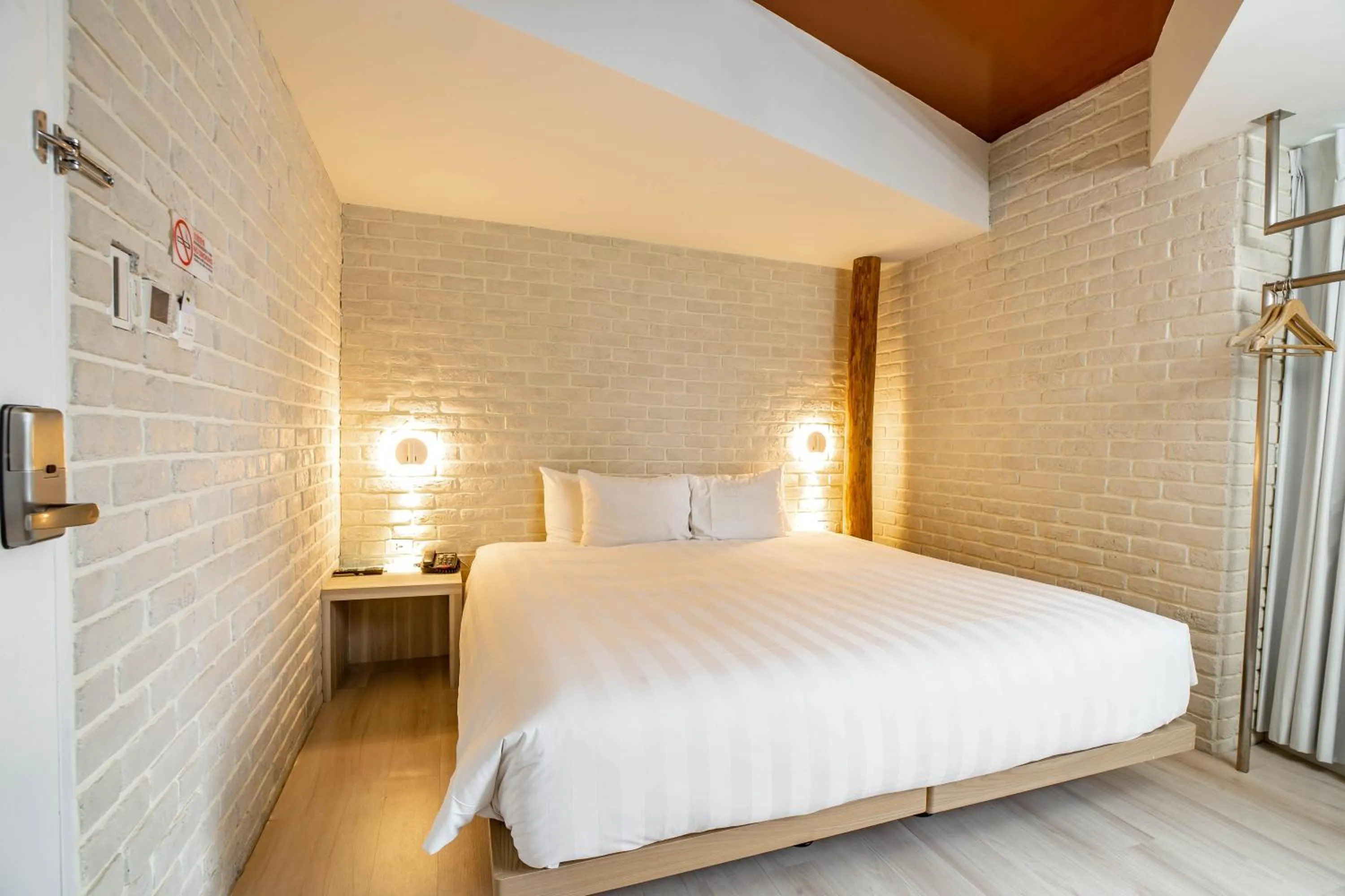 Bed in Hotel Papa Whale-Kaohsiung Formosa Boulevard