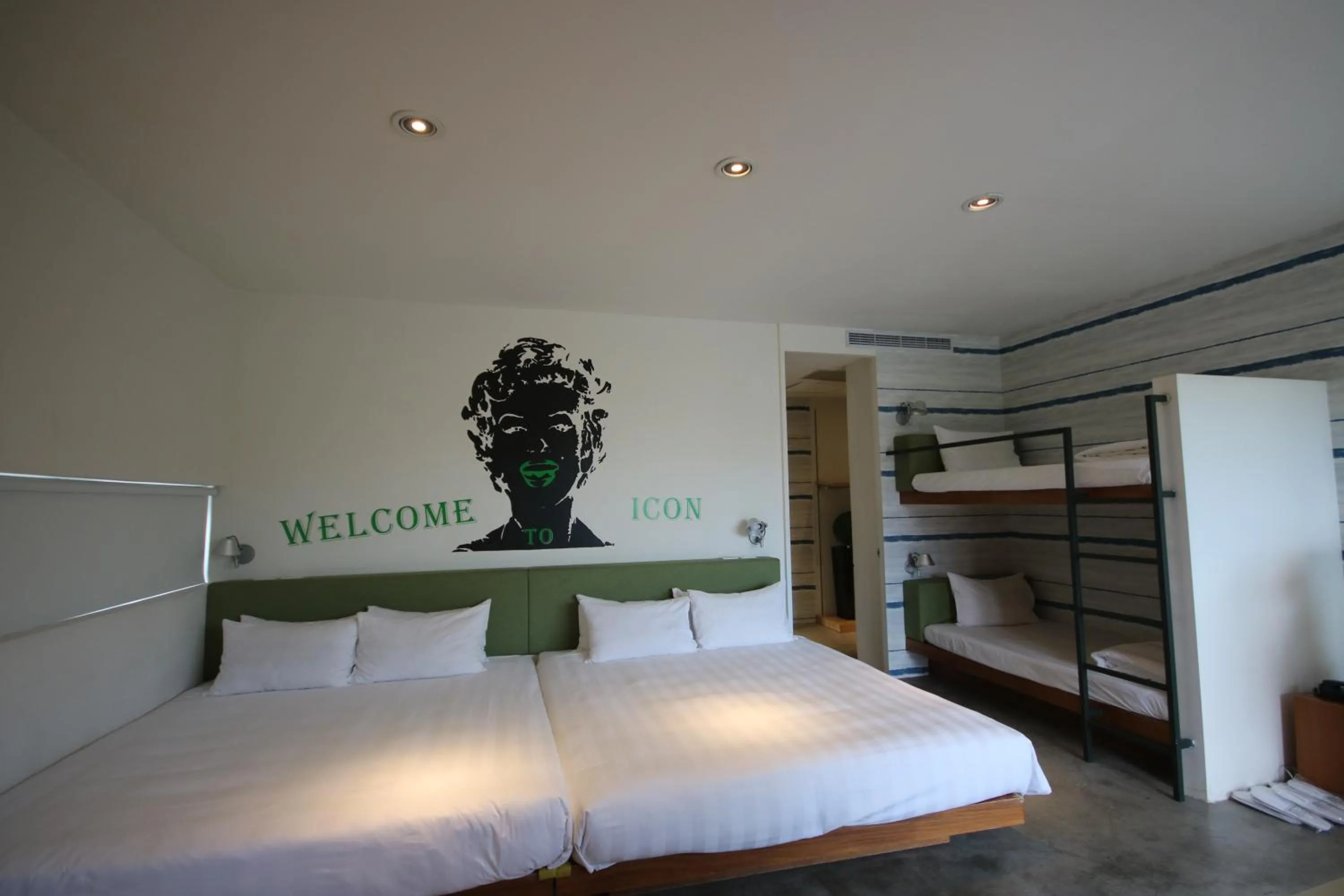 Bed in Hotel Papa Whale-Kaohsiung Formosa Boulevard