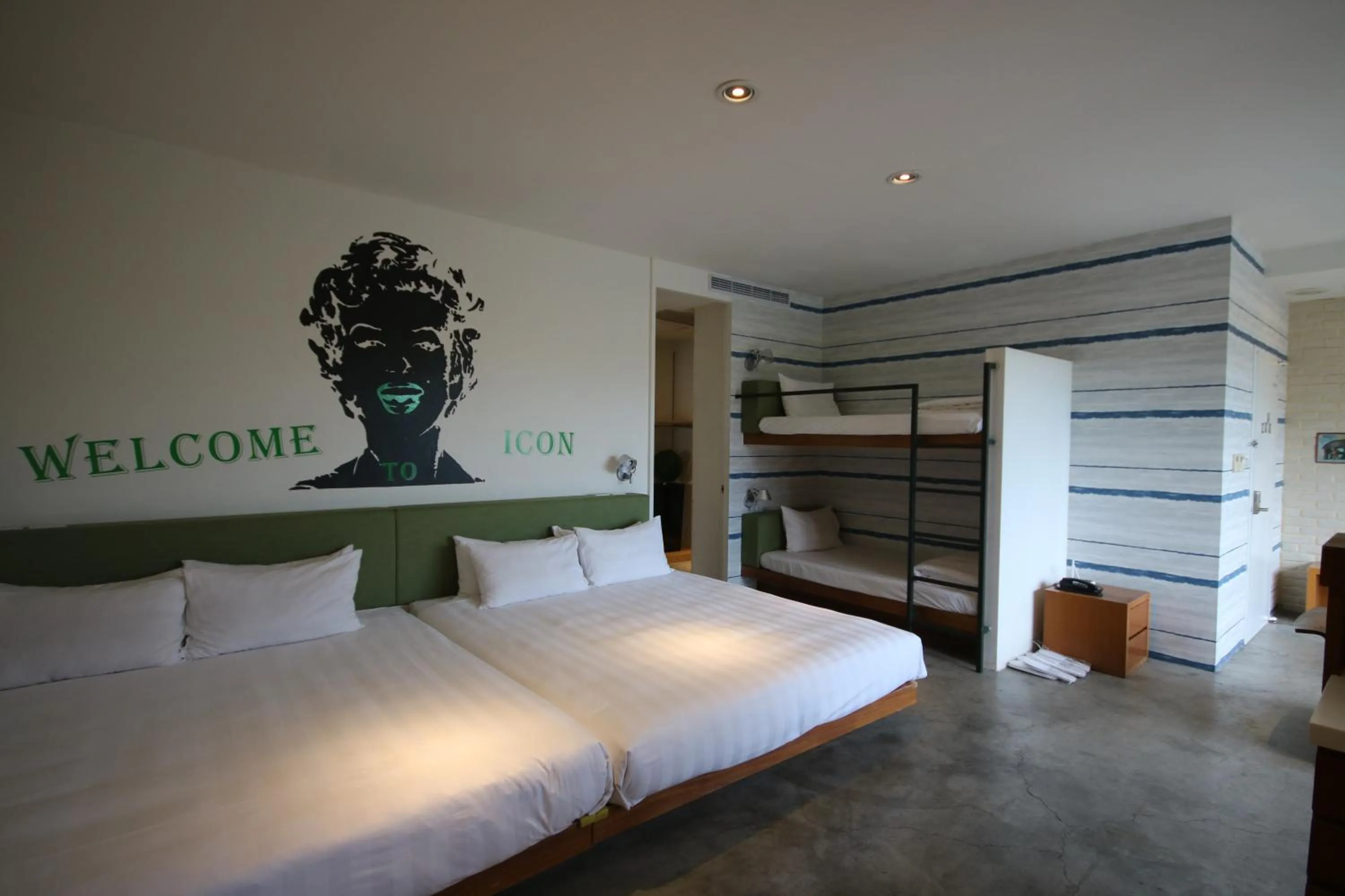 Bed in Hotel Papa Whale-Kaohsiung Formosa Boulevard