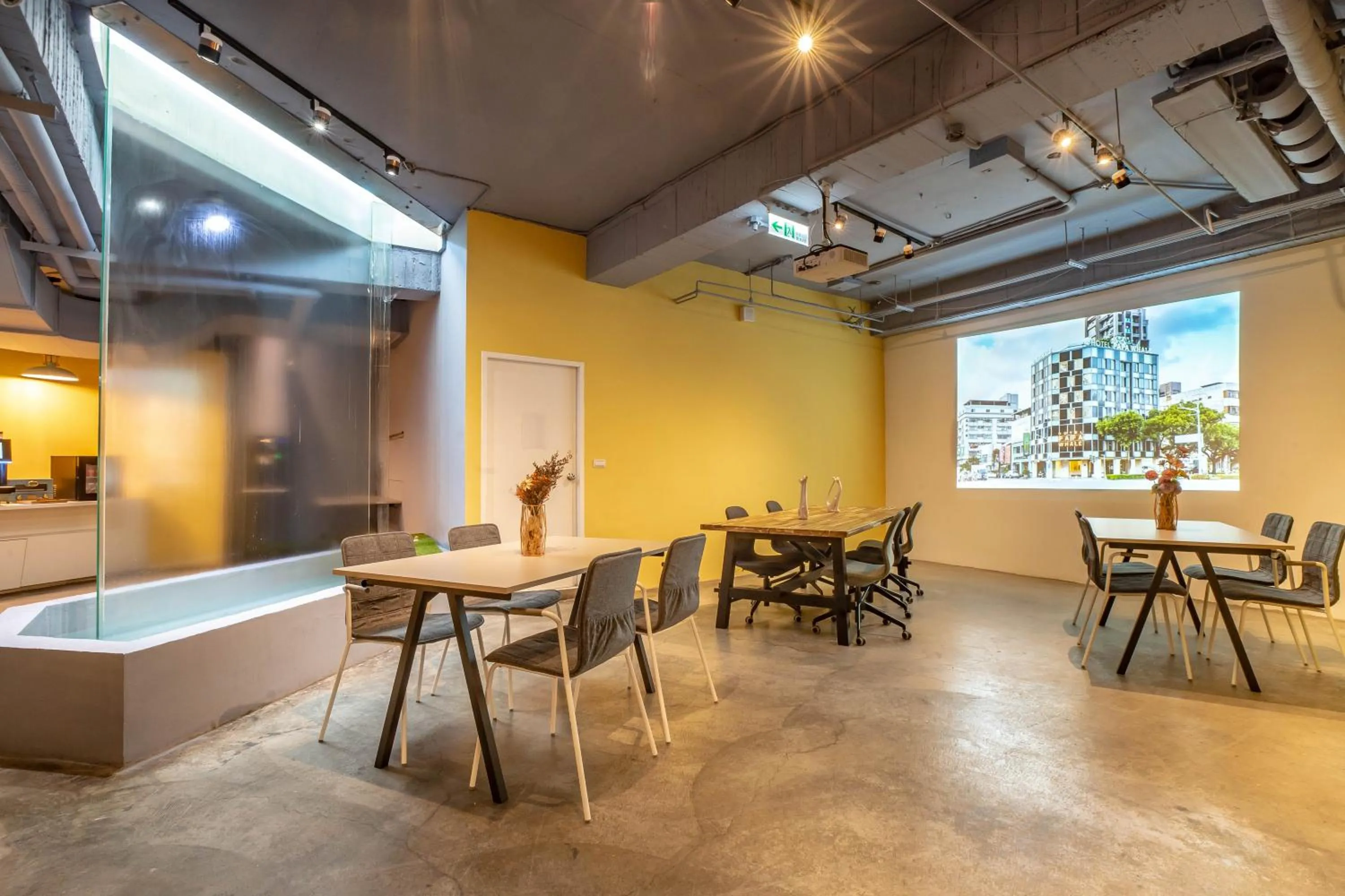 Living room in Hotel Papa Whale-Kaohsiung Formosa Boulevard