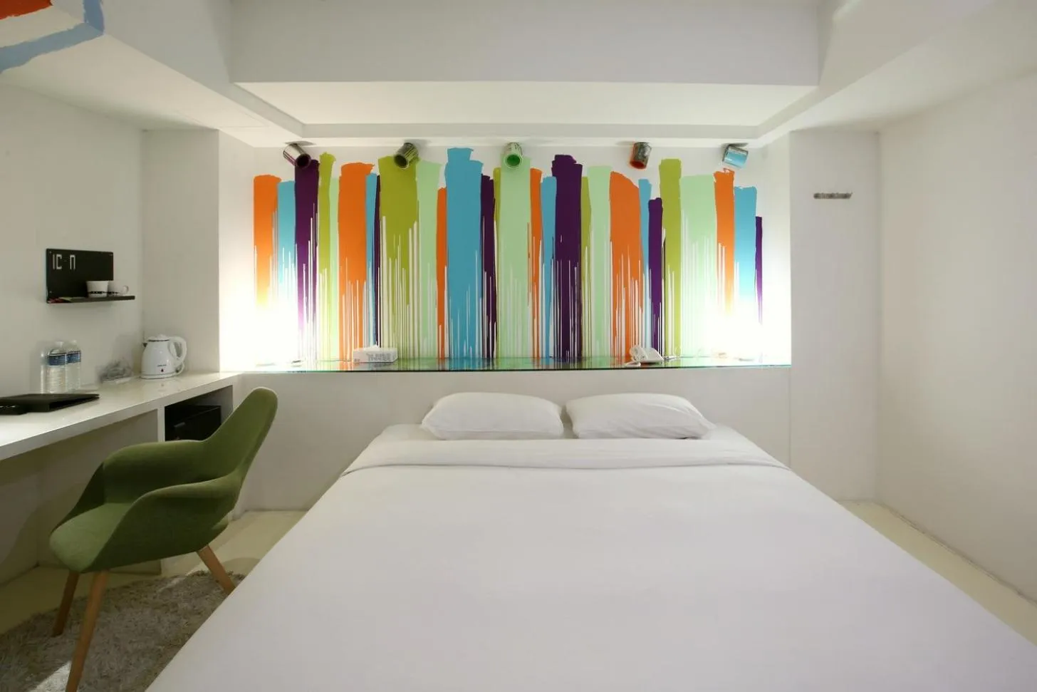 Photo of the whole room, Bed in Hotel Papa Whale-Kaohsiung Formosa Boulevard