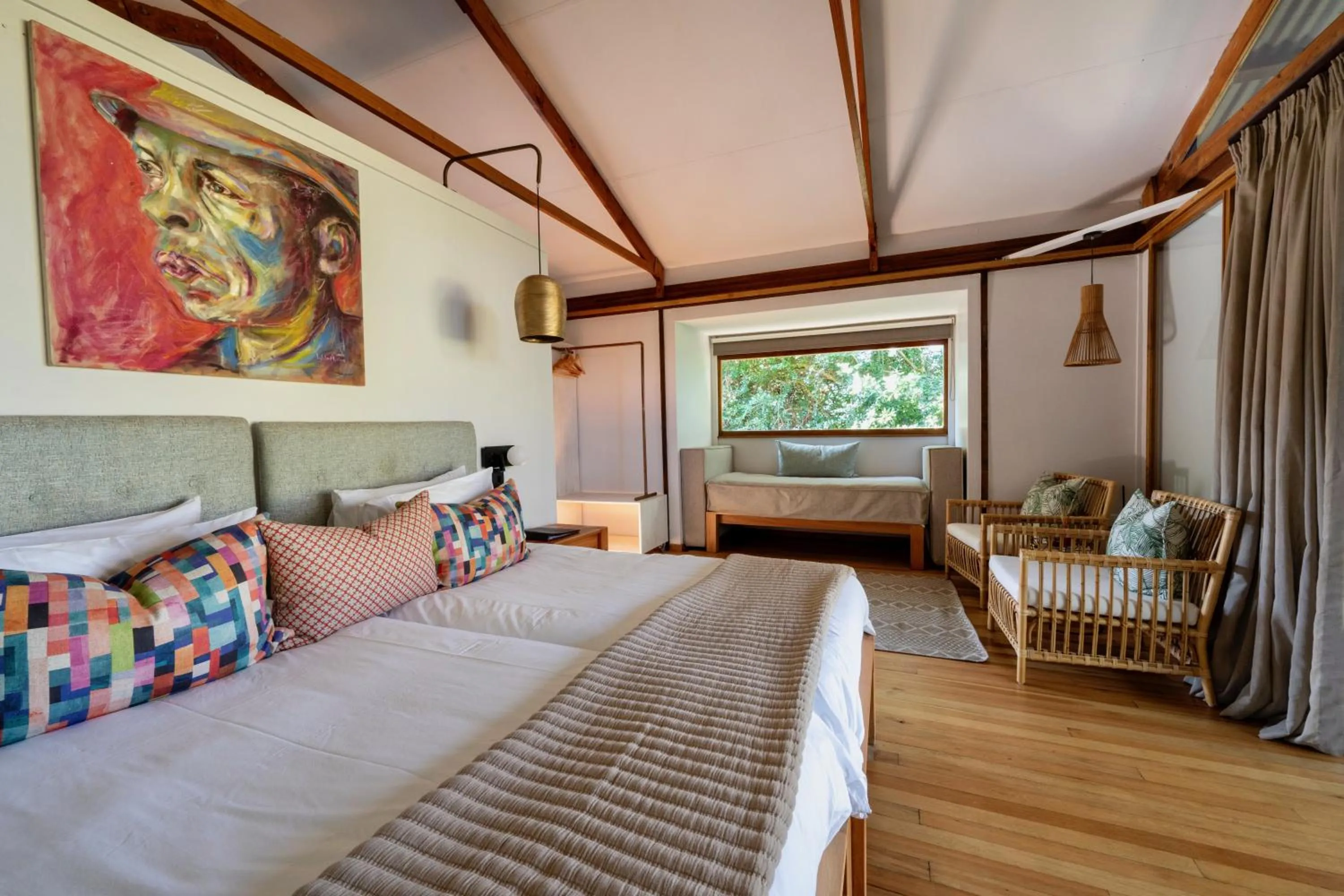 Bedroom, Bed in Makakatana Bay Lodge