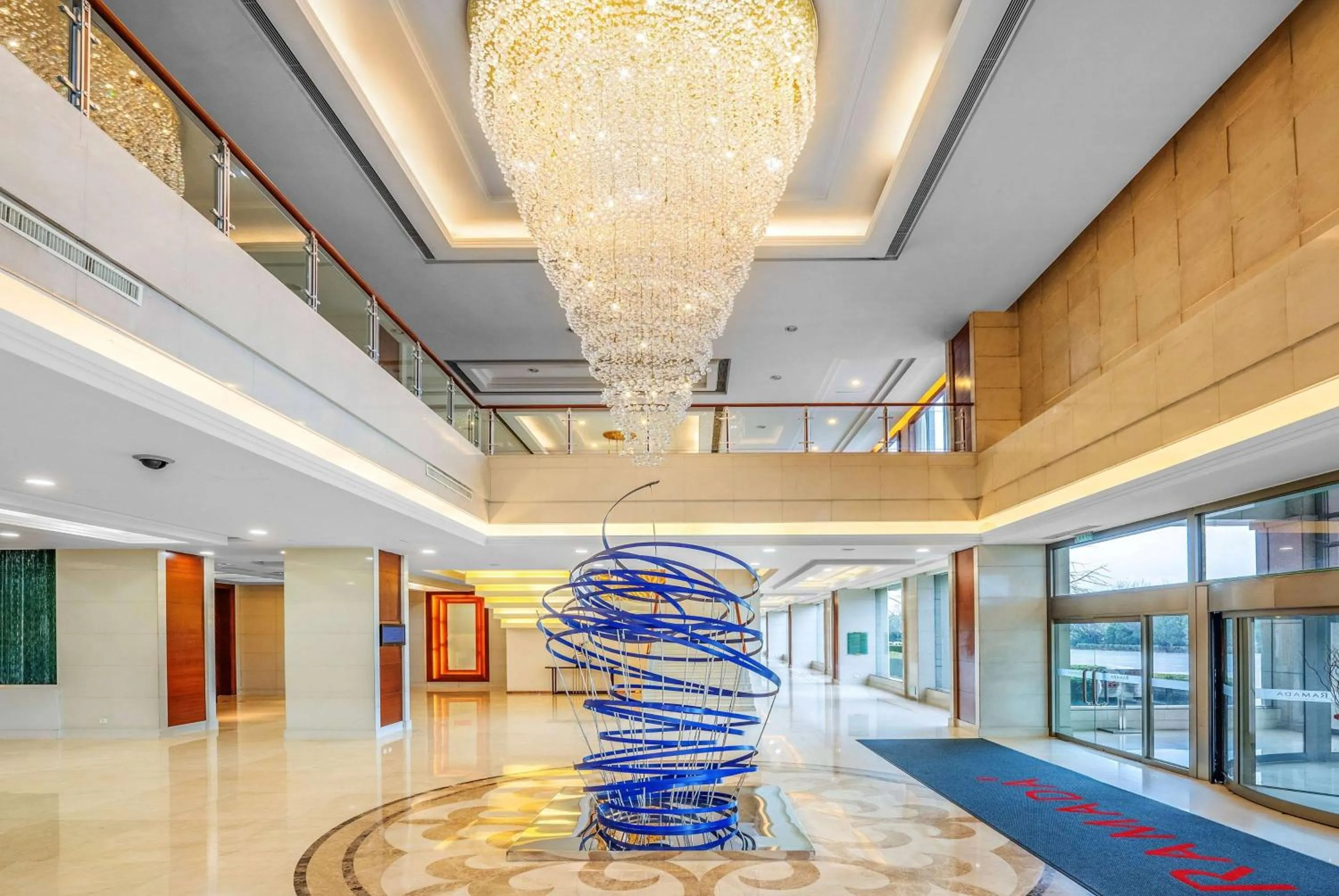 Lobby or reception in Ramada Beijing North