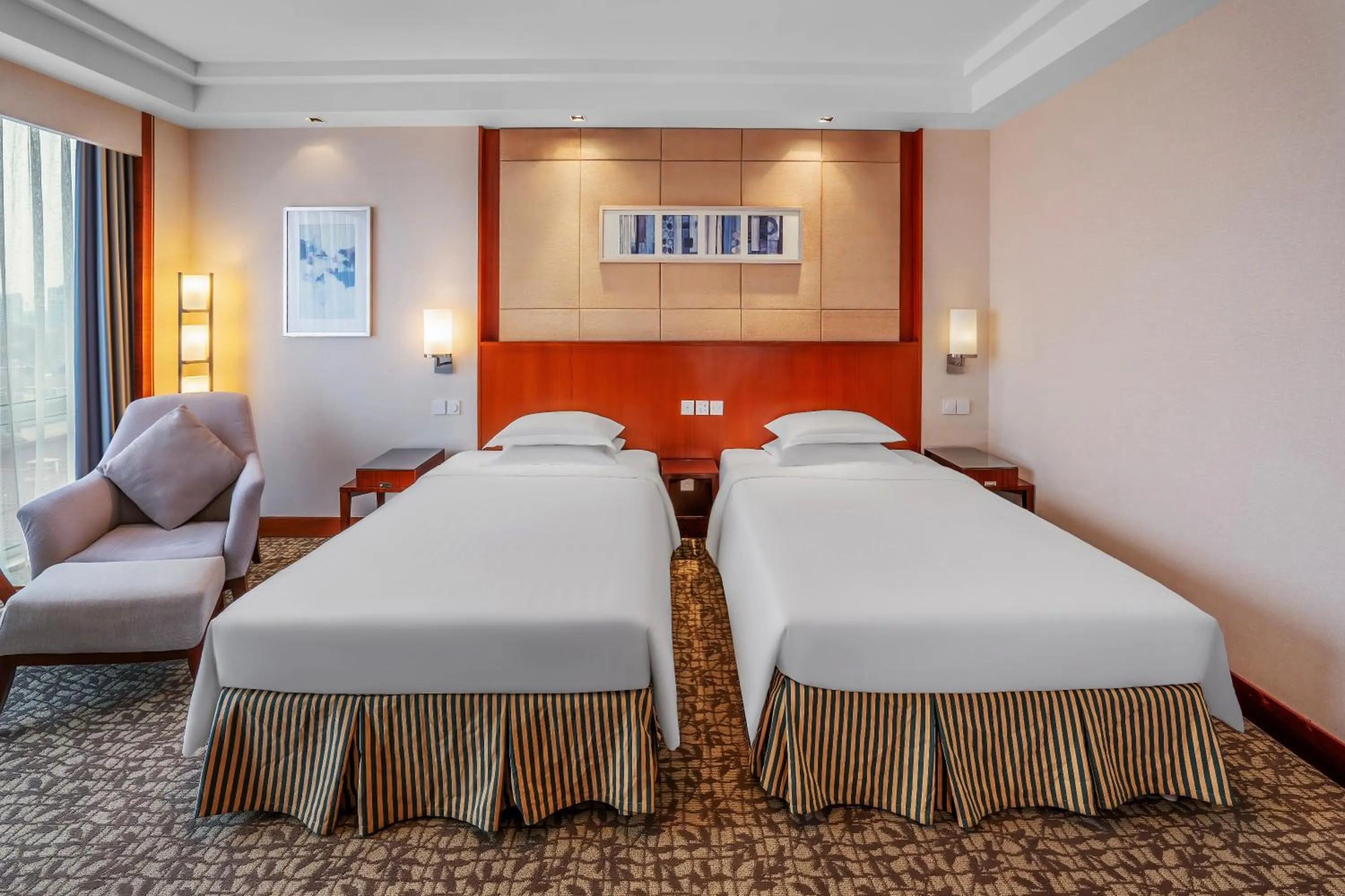 Bedroom, Bed in Ramada Beijing North