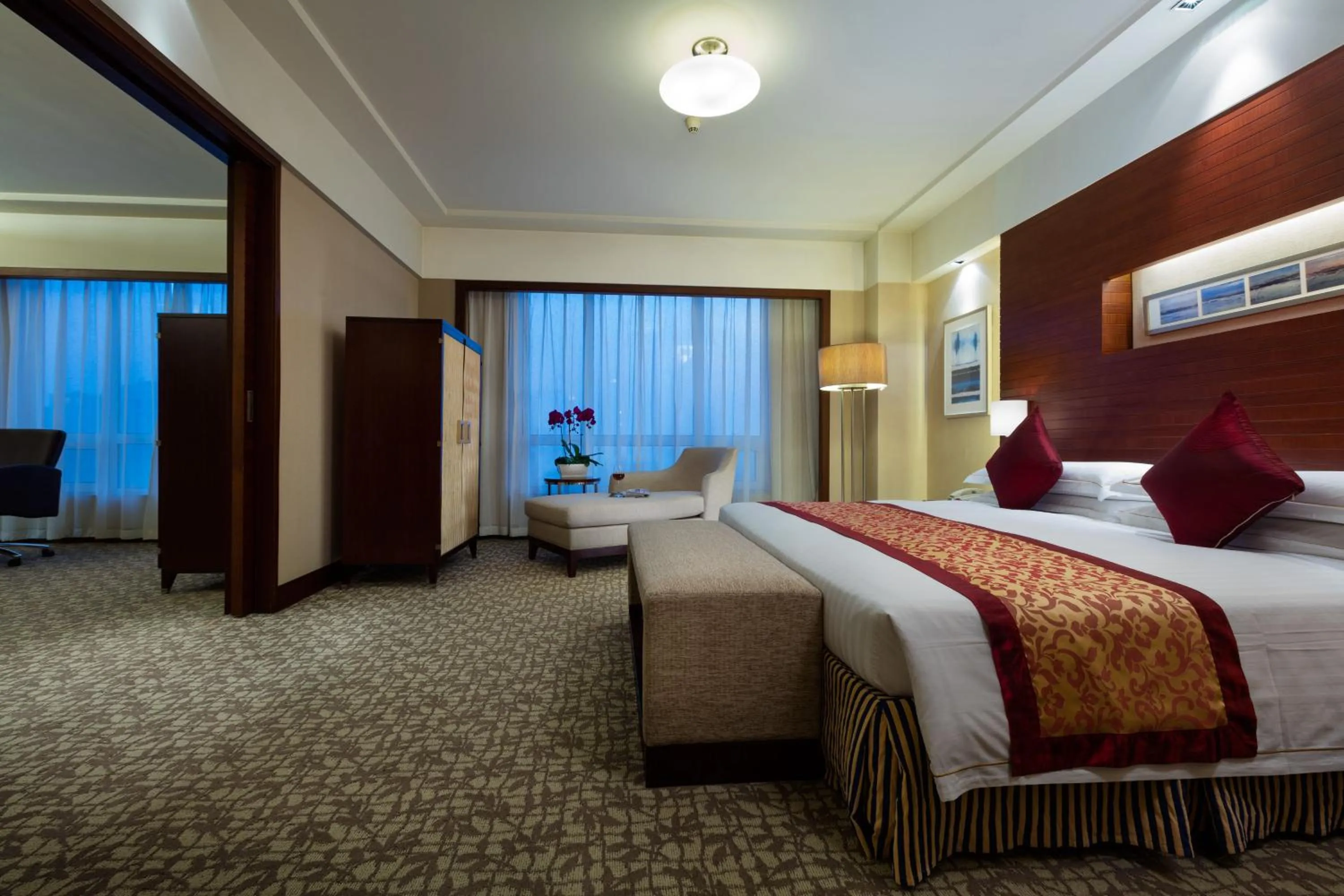 Photo of the whole room, Bed in Ramada Beijing North