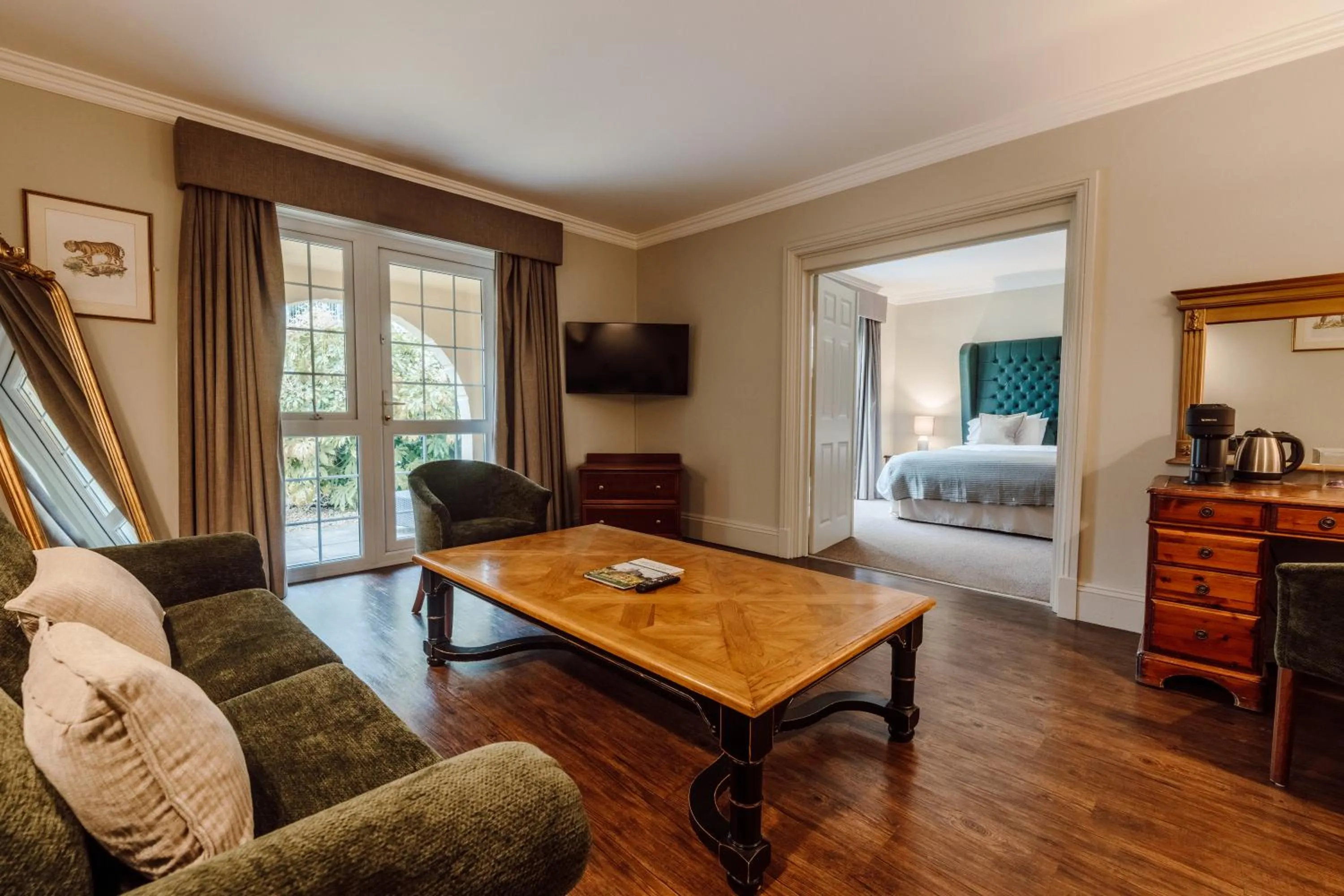 Bed in New House Country Hotel