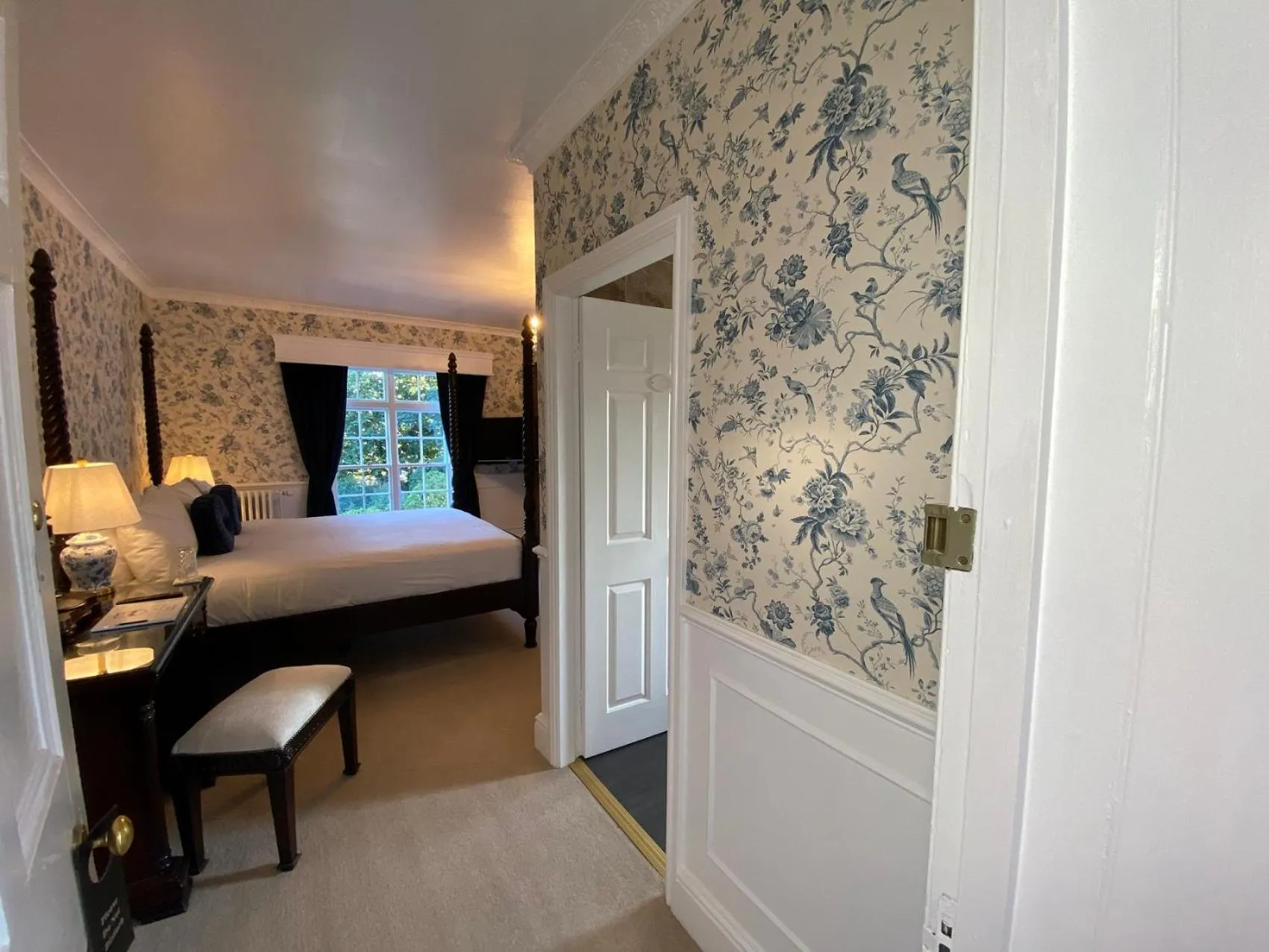 Bed in Plas Dinas Country House