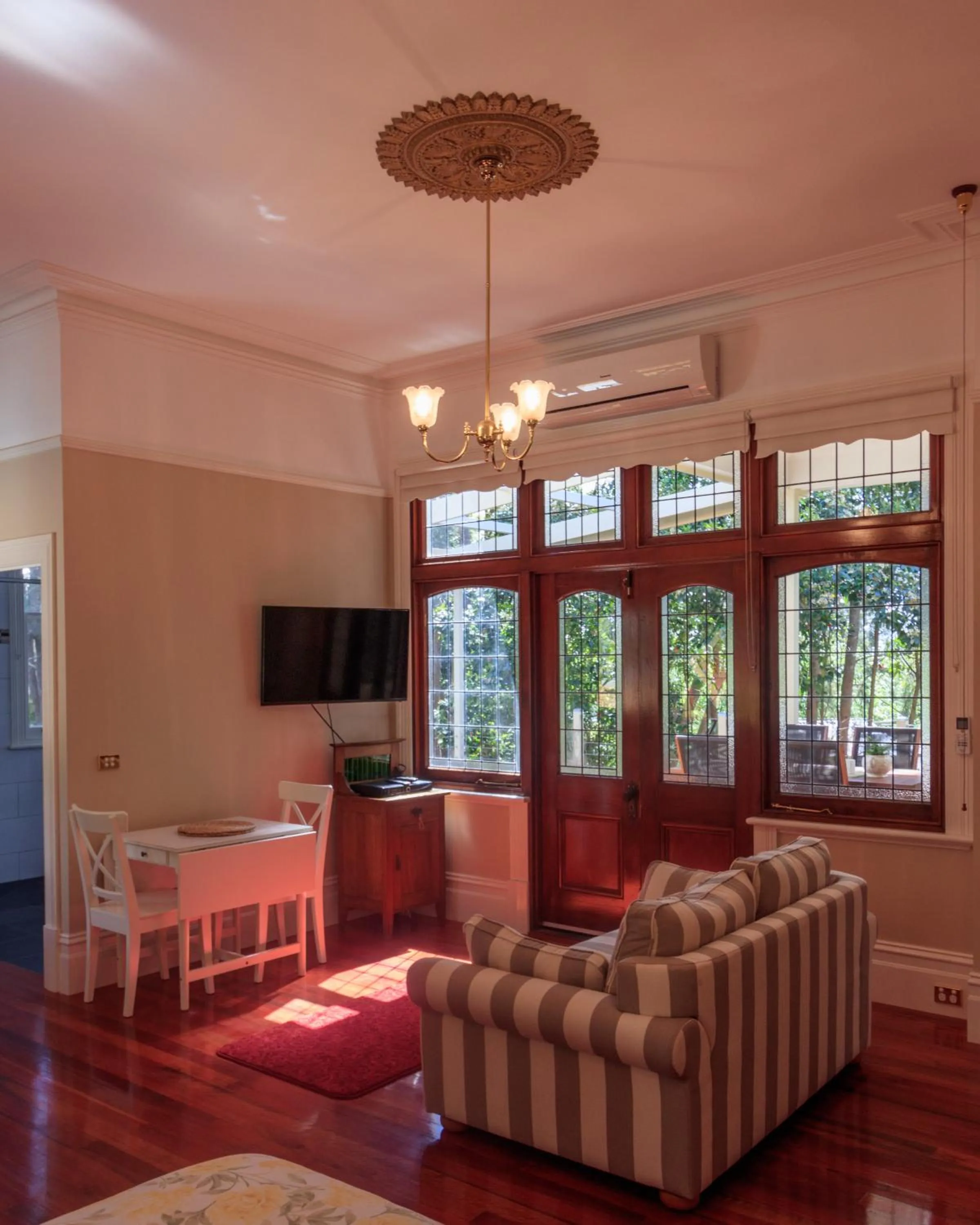 Living room in The Oaks Lilydale Accommodation