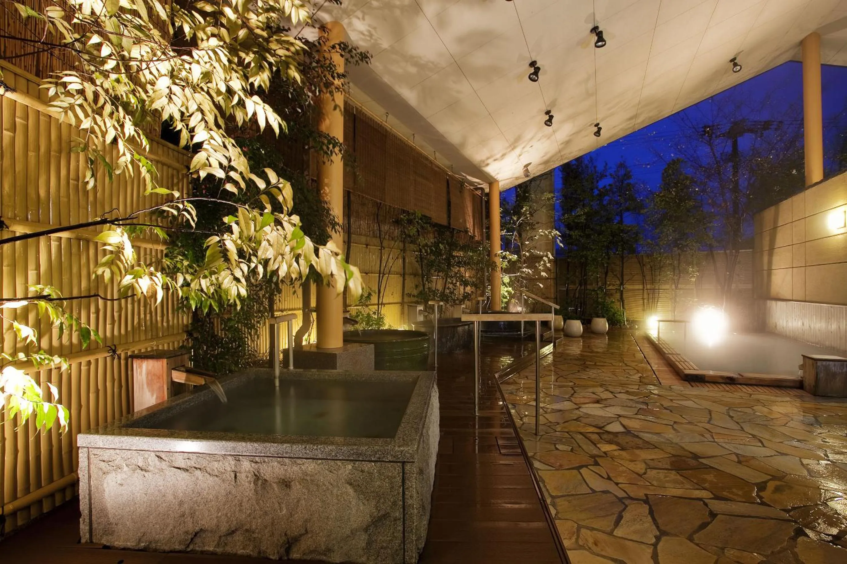 Open Air Bath in Dogo Prince Hotel