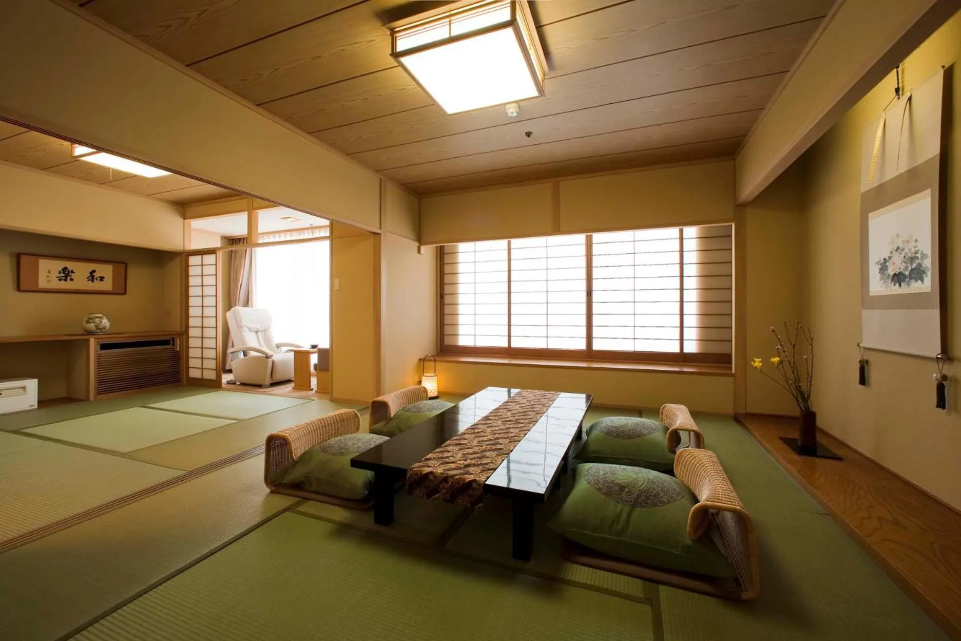 Living room, Bed in Dogo Prince Hotel