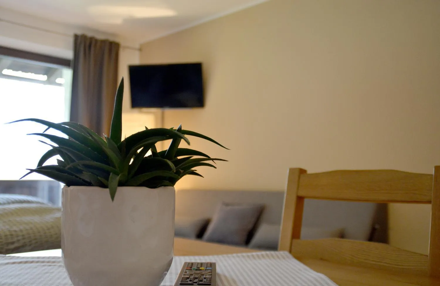 TV and multimedia, Bed in Pension Almhof Baumgarten