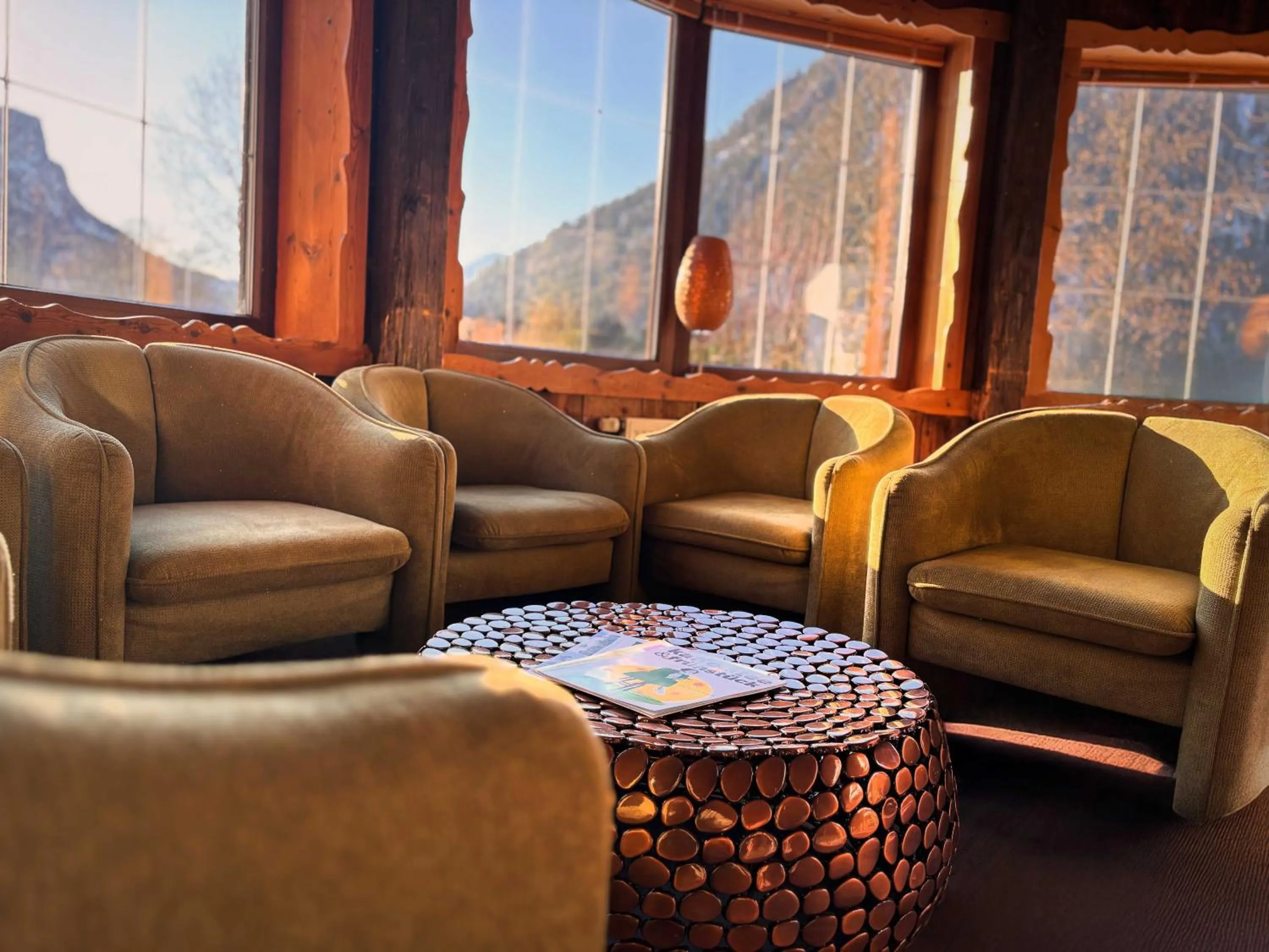 Communal lounge/ TV room in Pension Almhof Baumgarten