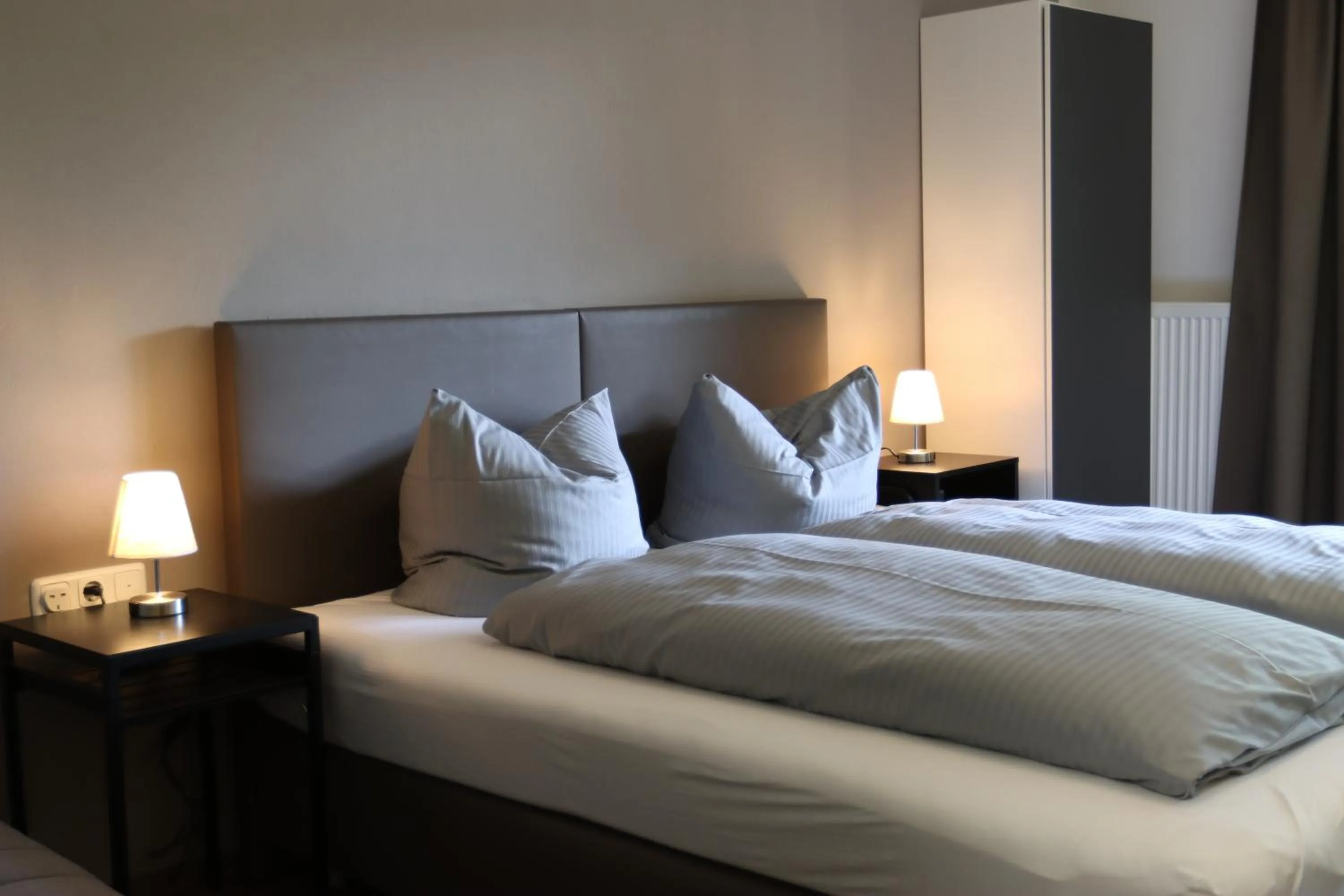 Bed in Pension Almhof Baumgarten