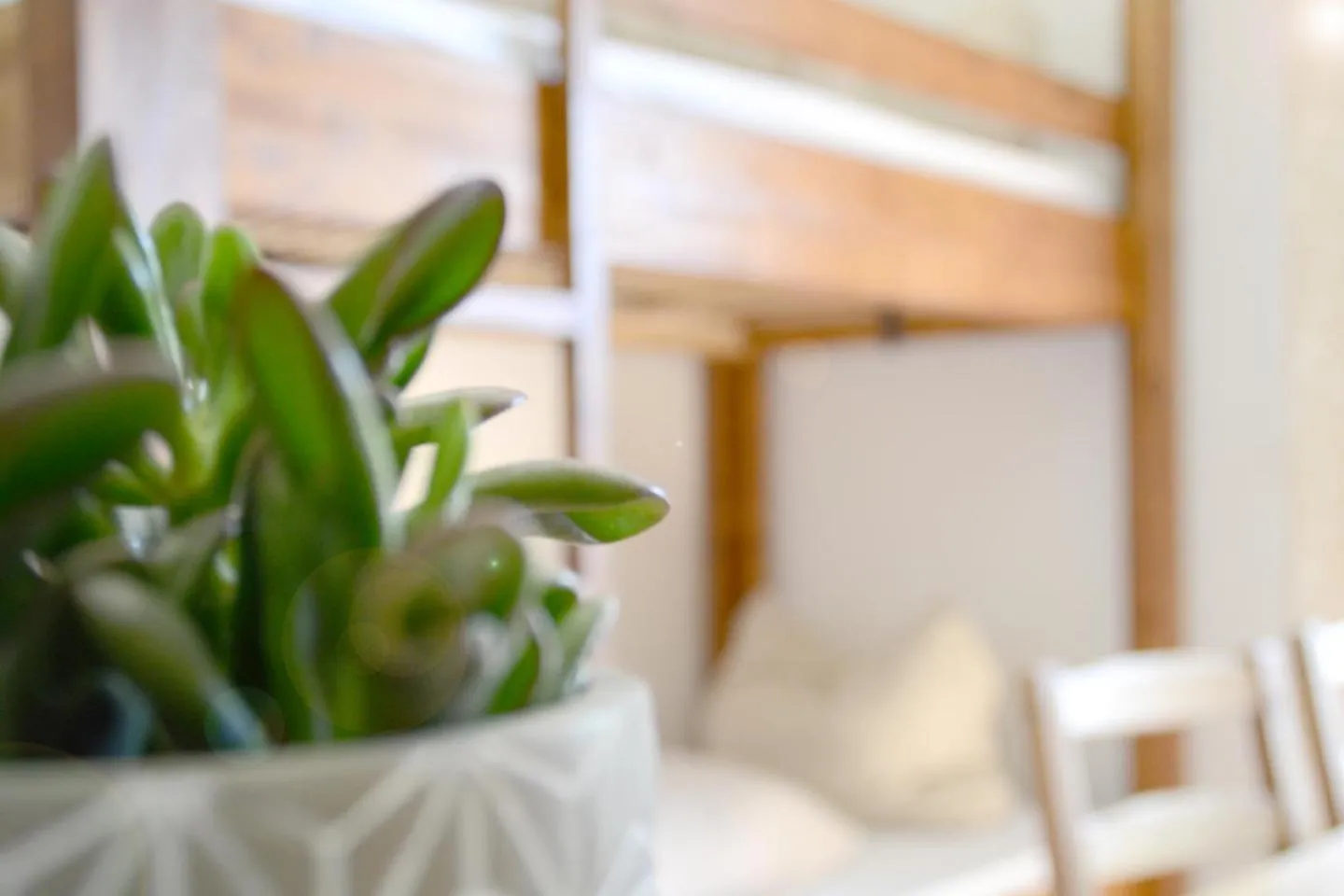 Bed in Pension Almhof Baumgarten