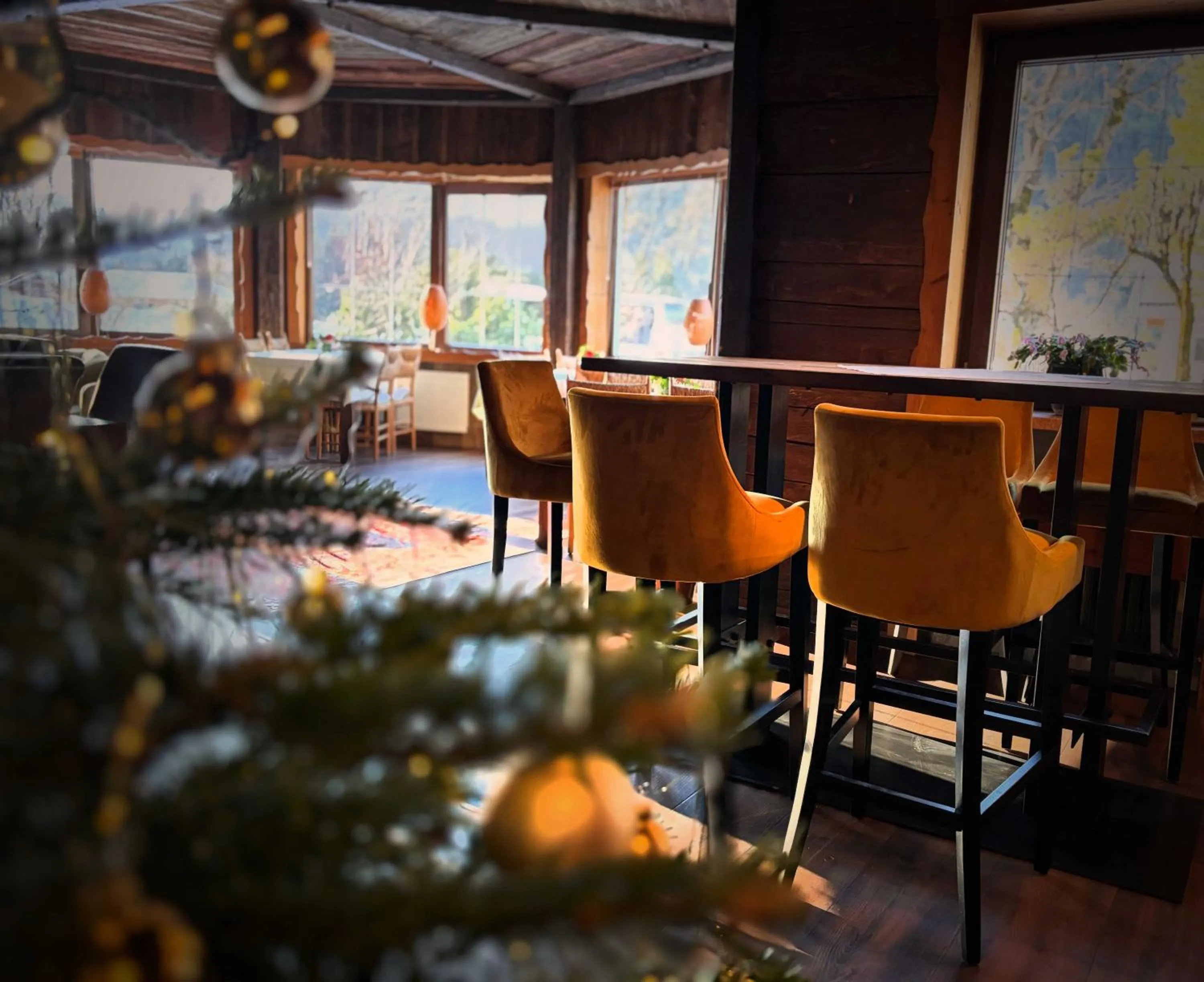 Communal lounge/ TV room in Pension Almhof Baumgarten