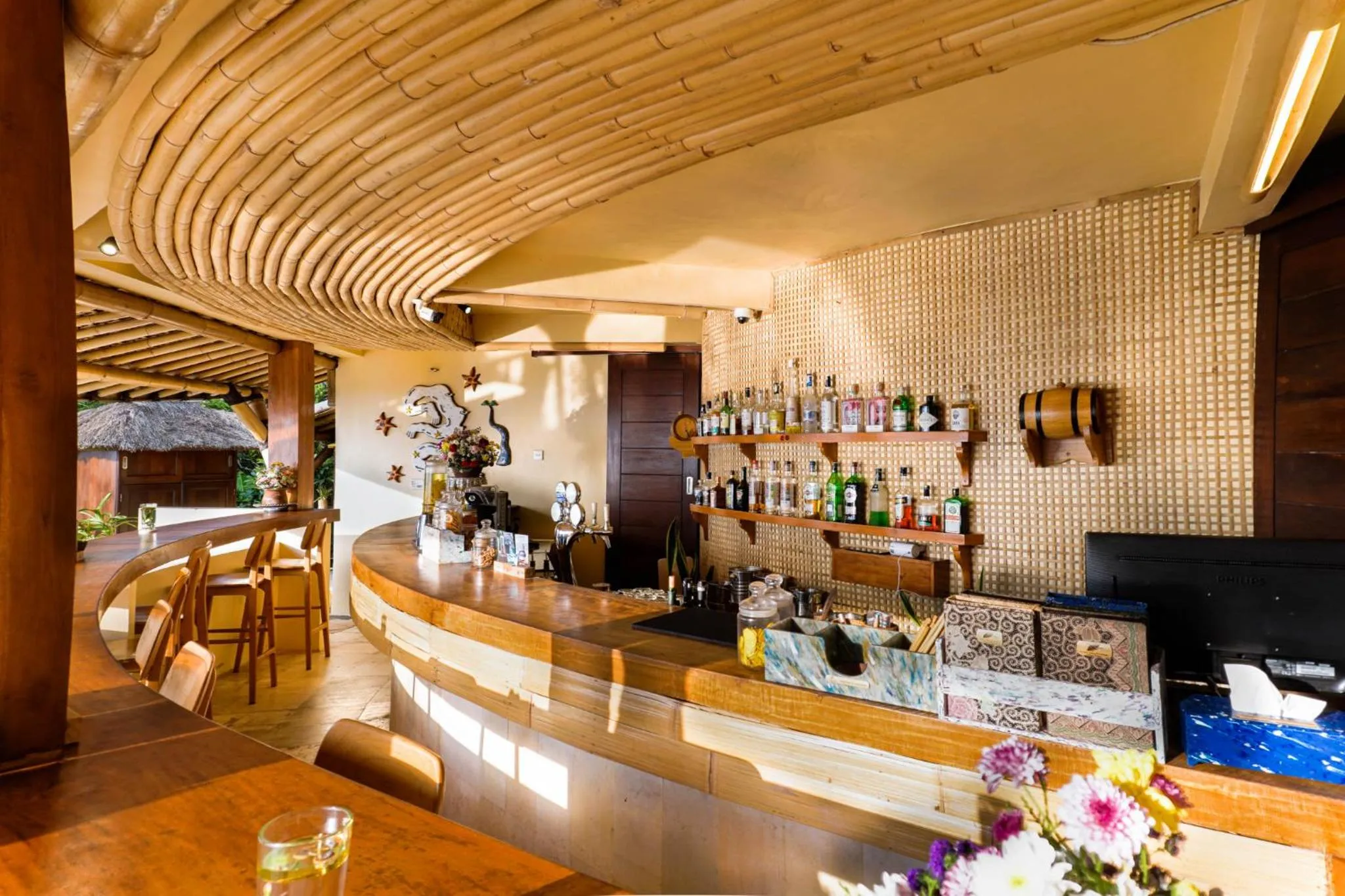 Lounge or bar in Munduk Moding Plantation Nature Resort