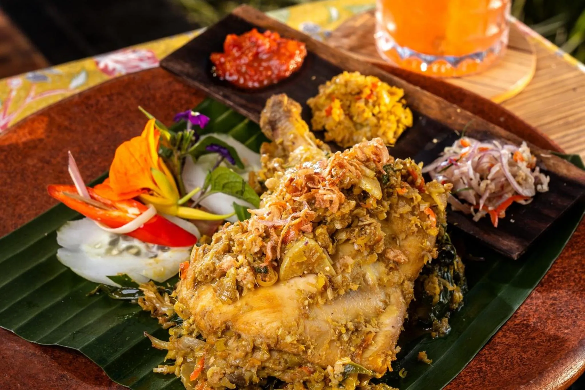 Food in Munduk Moding Plantation Nature Resort