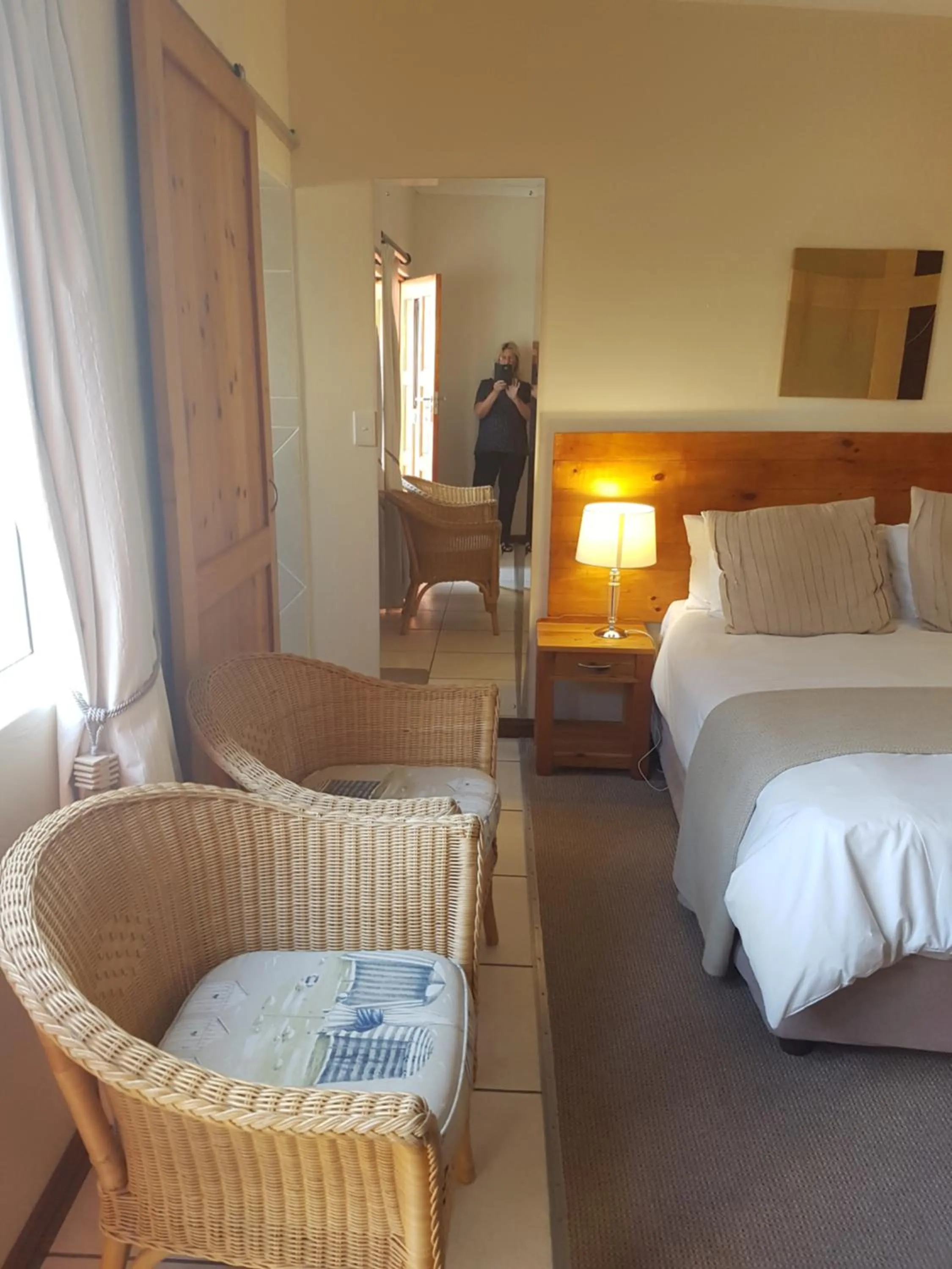 Bed in Masada Guest House