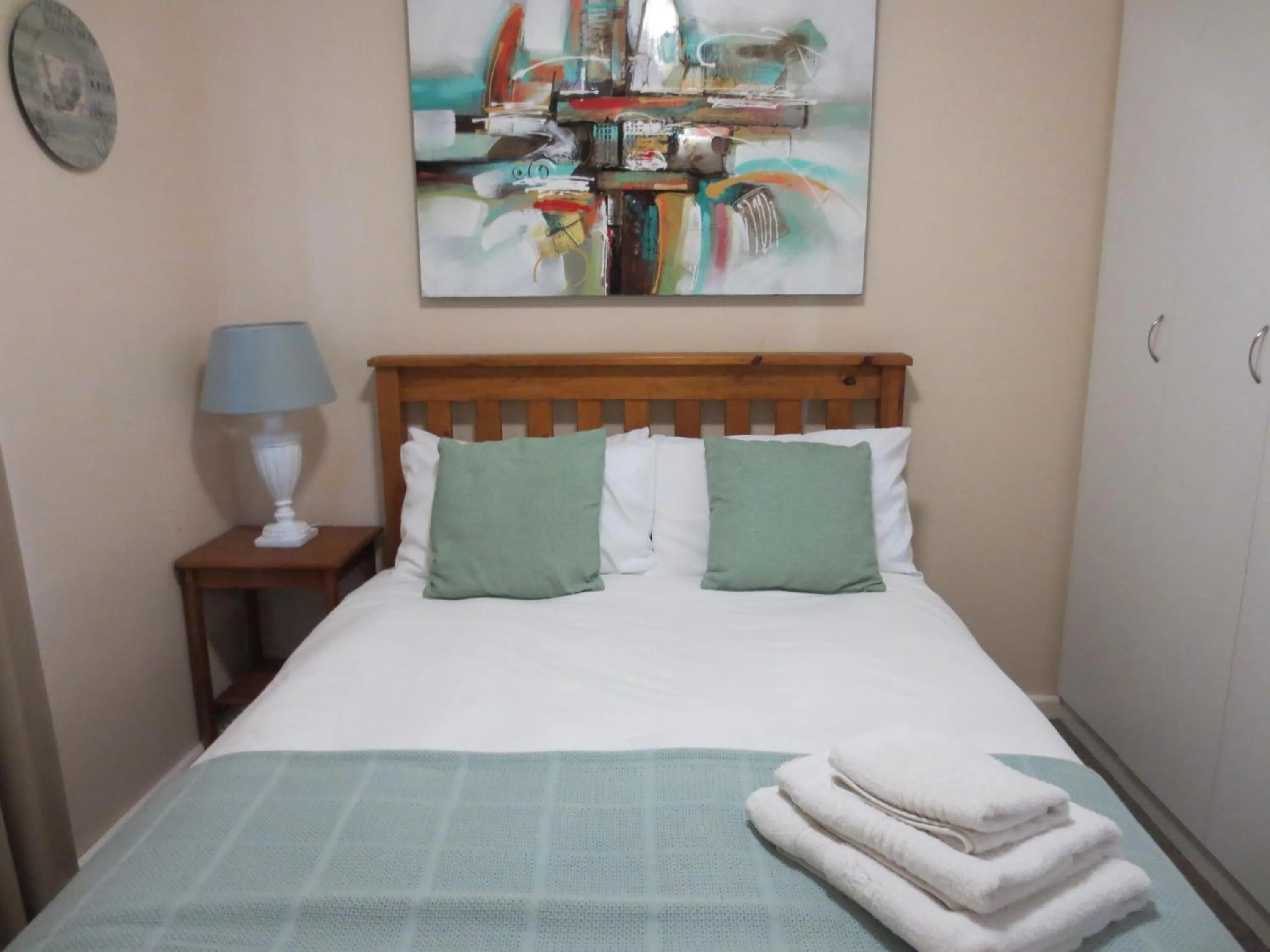 Bed in Masada Guest House