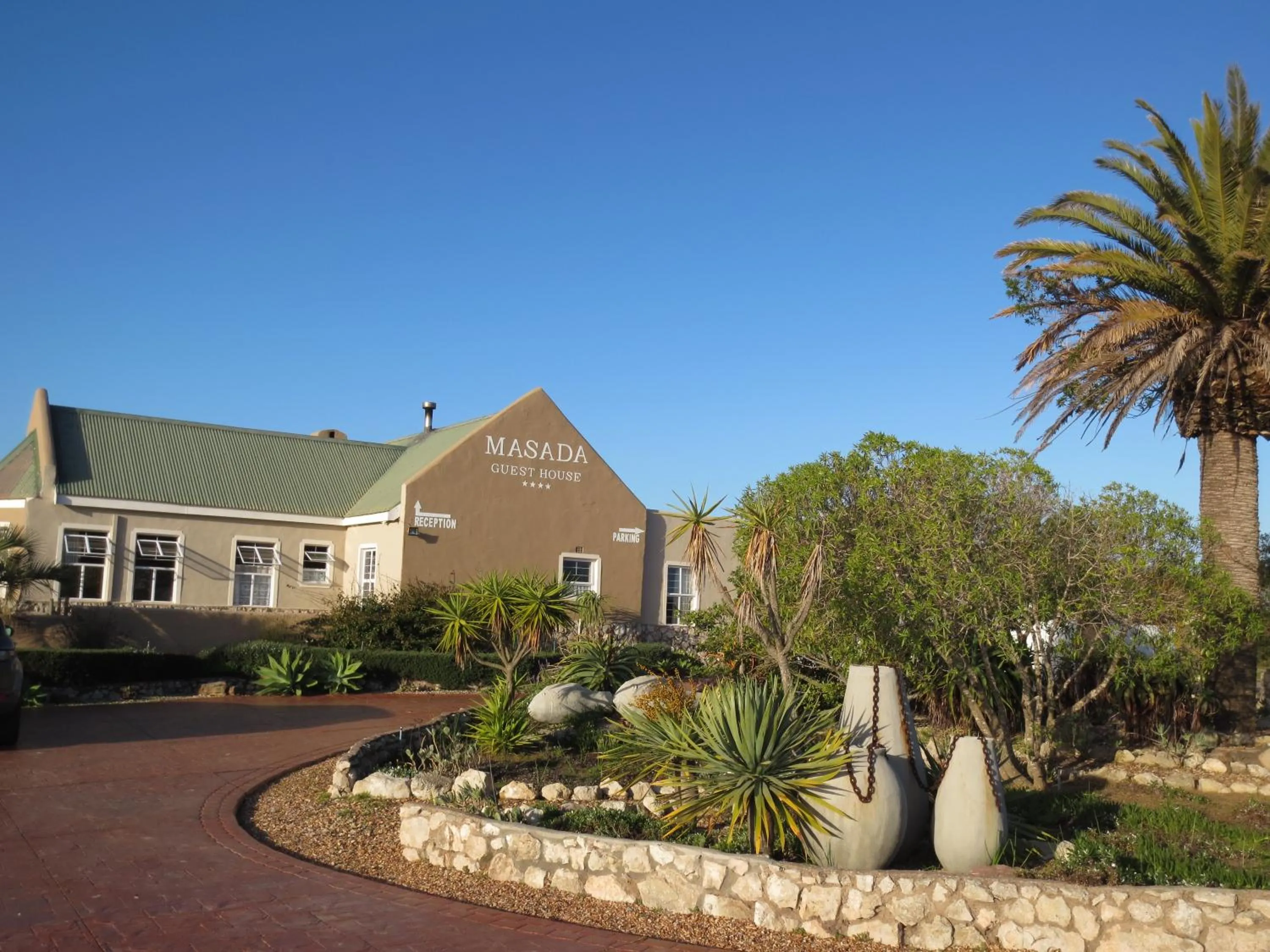 Garden in Masada Guest House