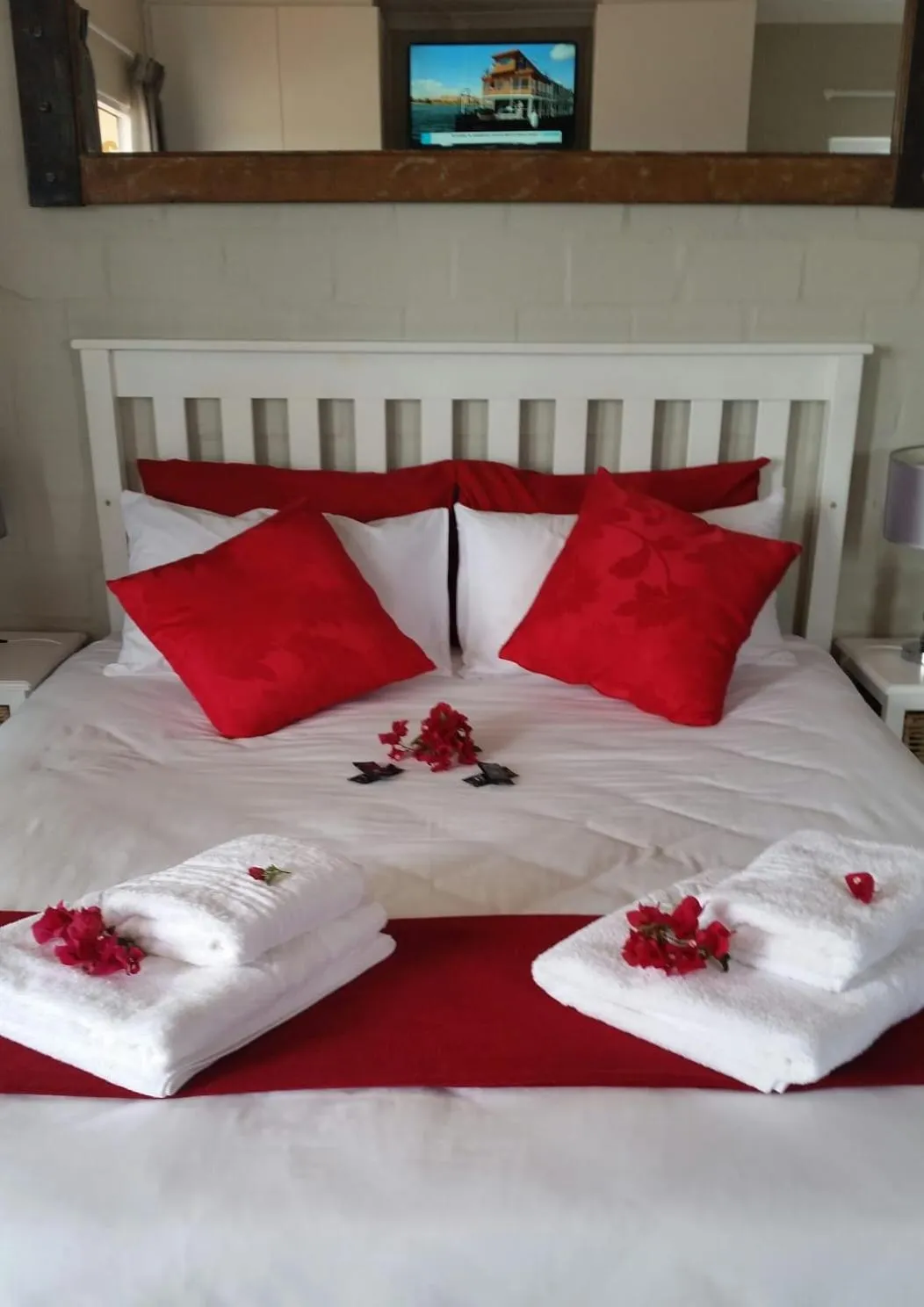 Bed in Masada Guest House