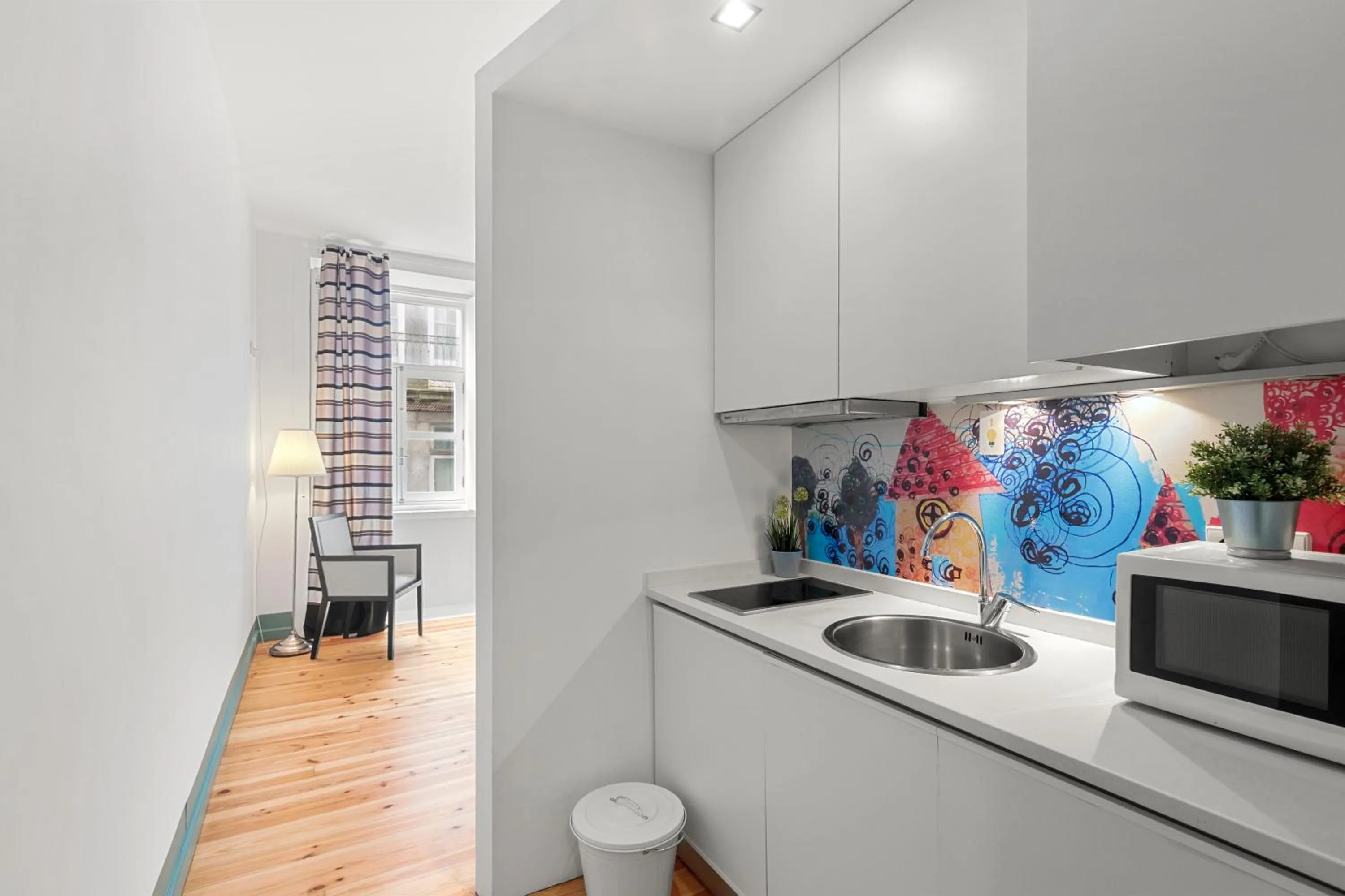 Kitchen or kitchenette in OX Apartments B Places