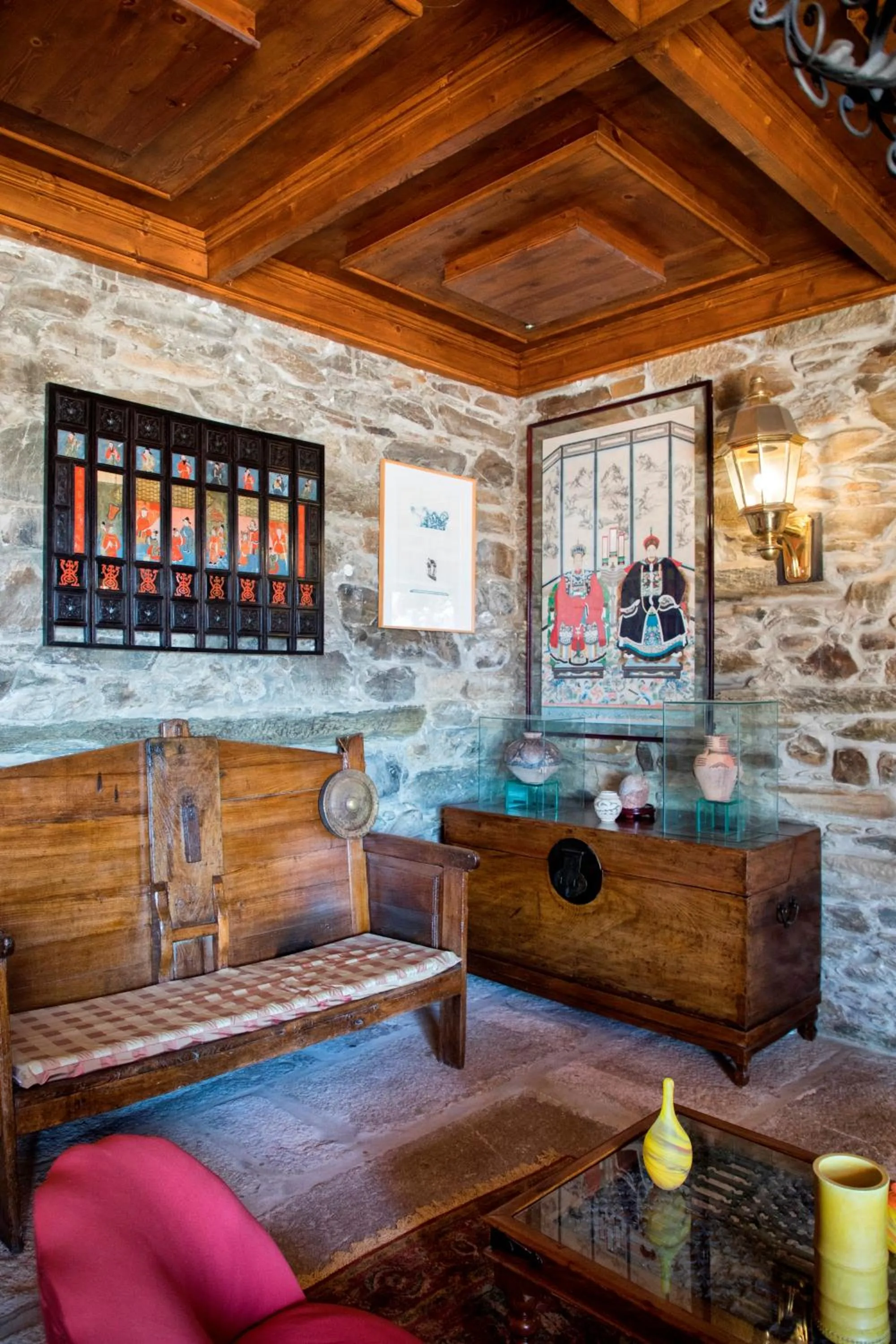 Seating area in Quinta da Veiga