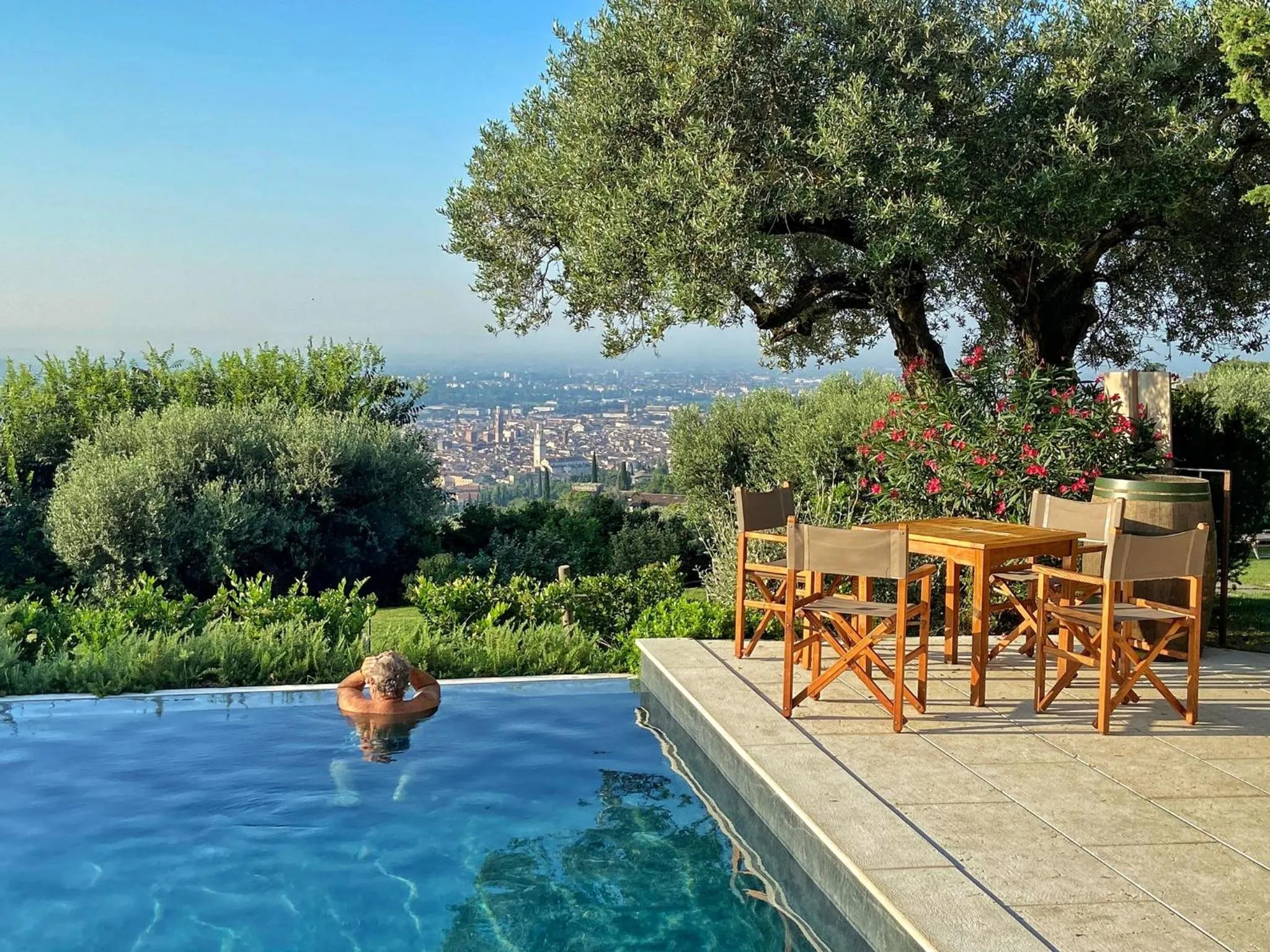 Garden view in Corte San Mattia