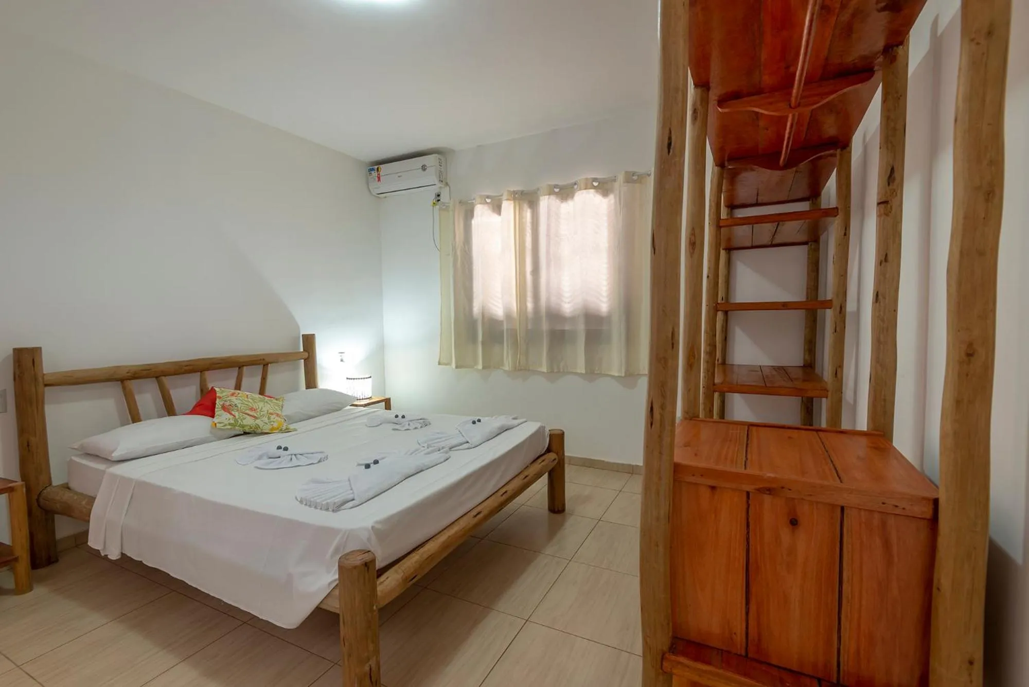 Bedroom, Bed in Village Muta