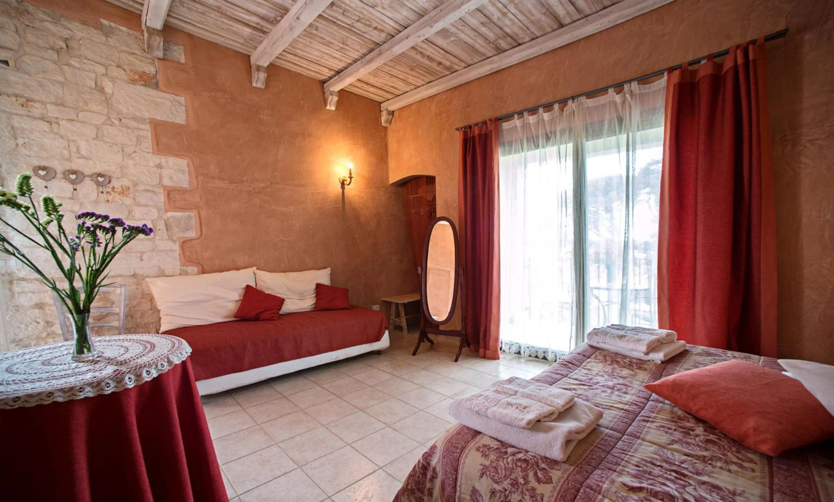 Bed in Masseria Casina Vitale