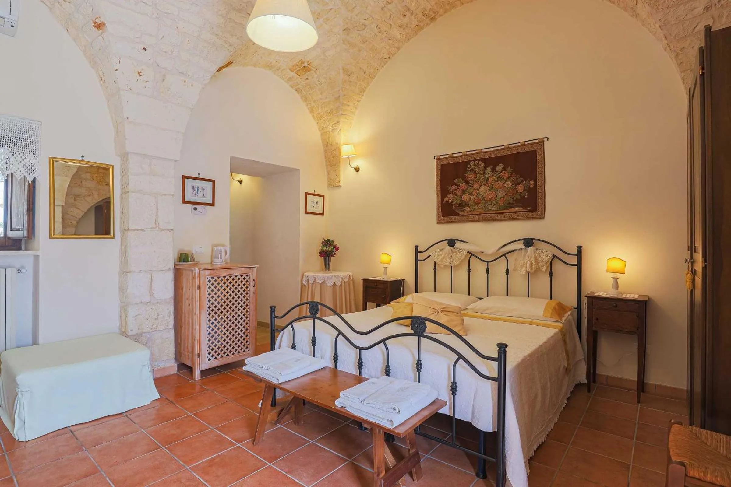Bed in Masseria Casina Vitale