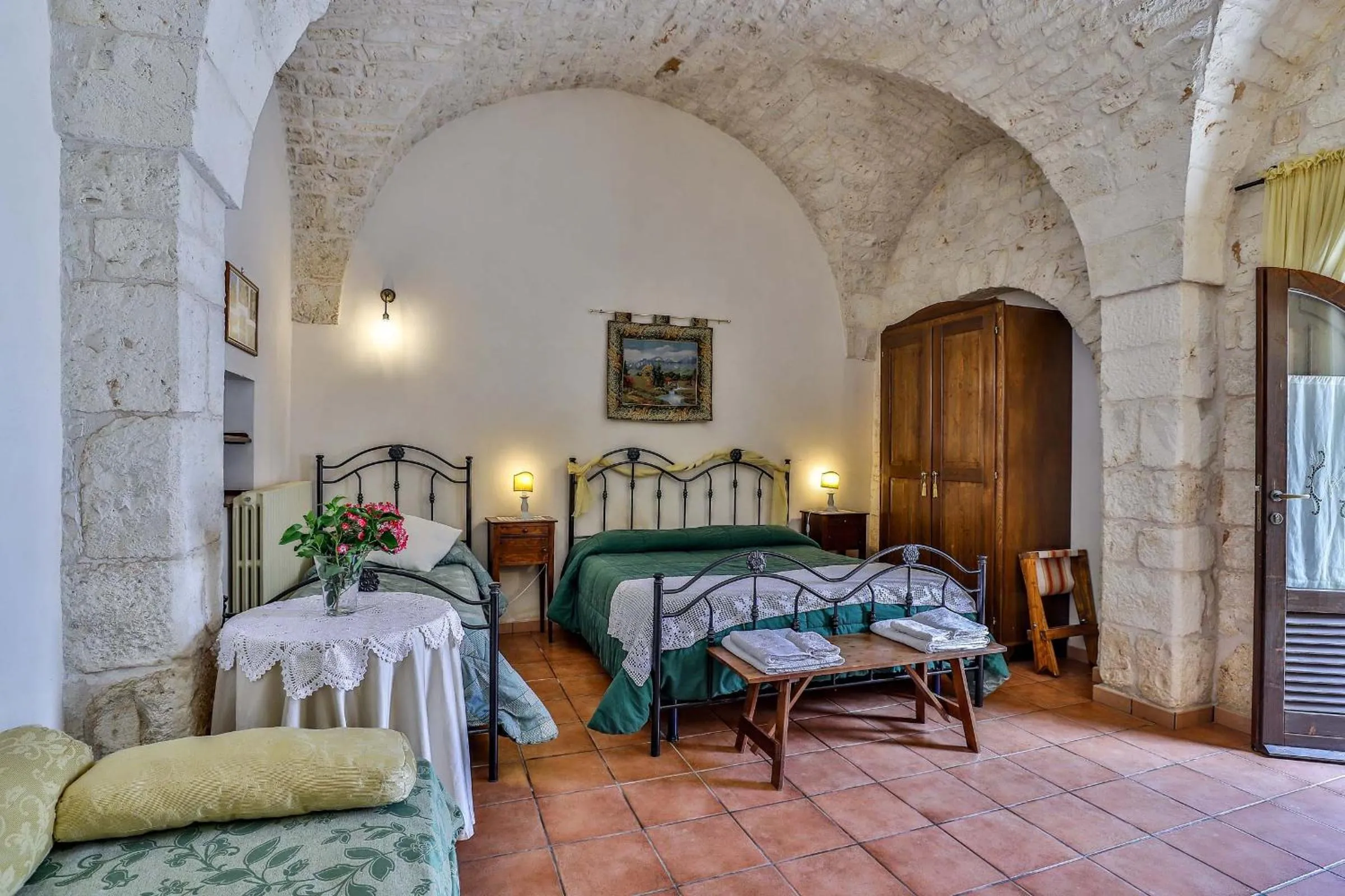 Bed in Masseria Casina Vitale