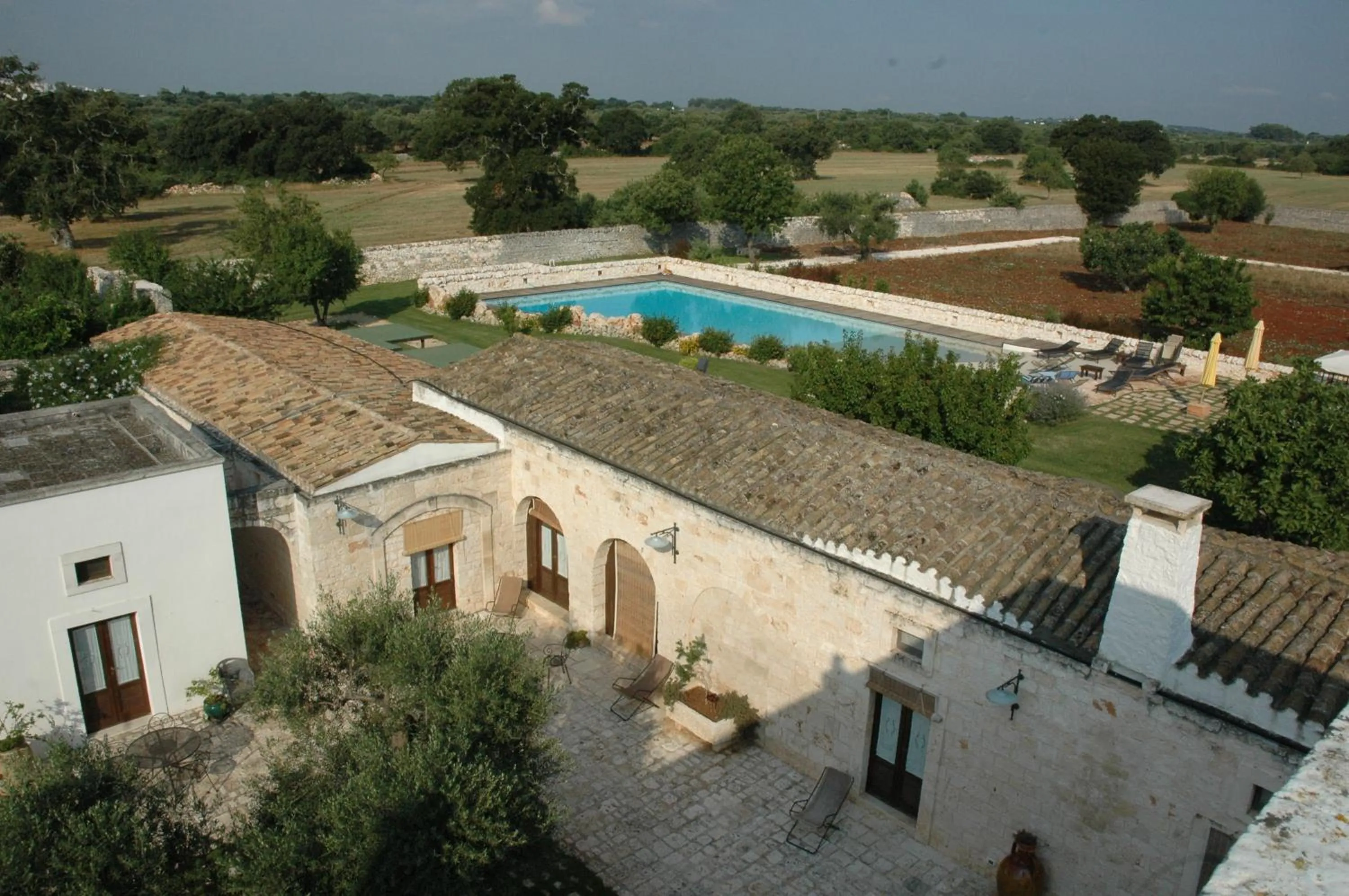 Swimming pool in Masseria Casina Vitale