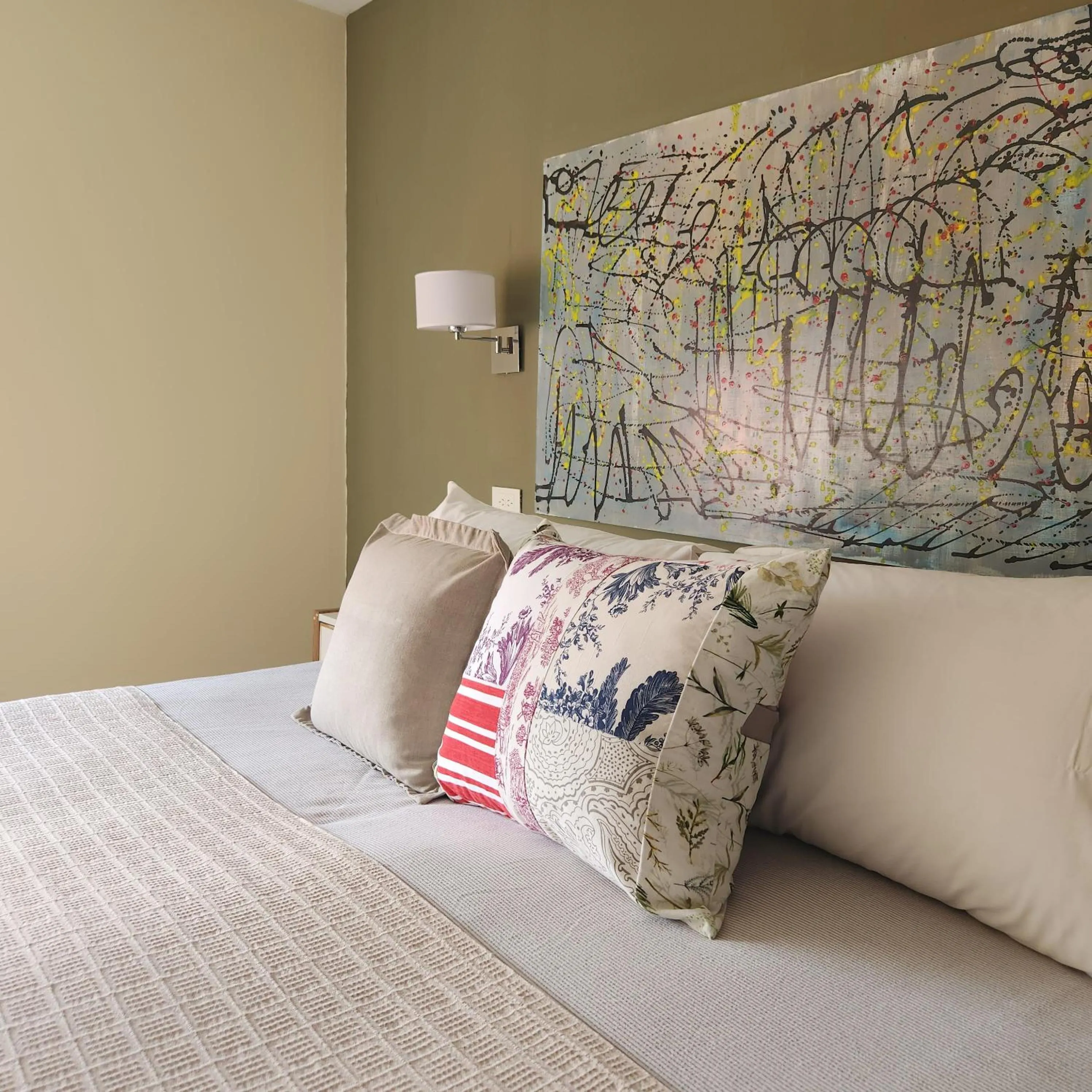 Bed in Hotel Lunajuim