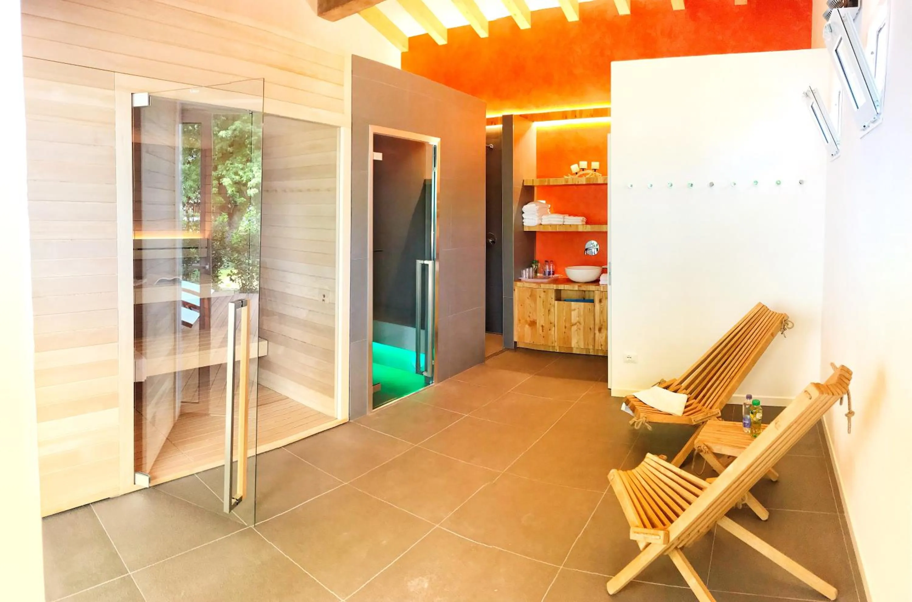 Sauna in Aparthotel Albatros