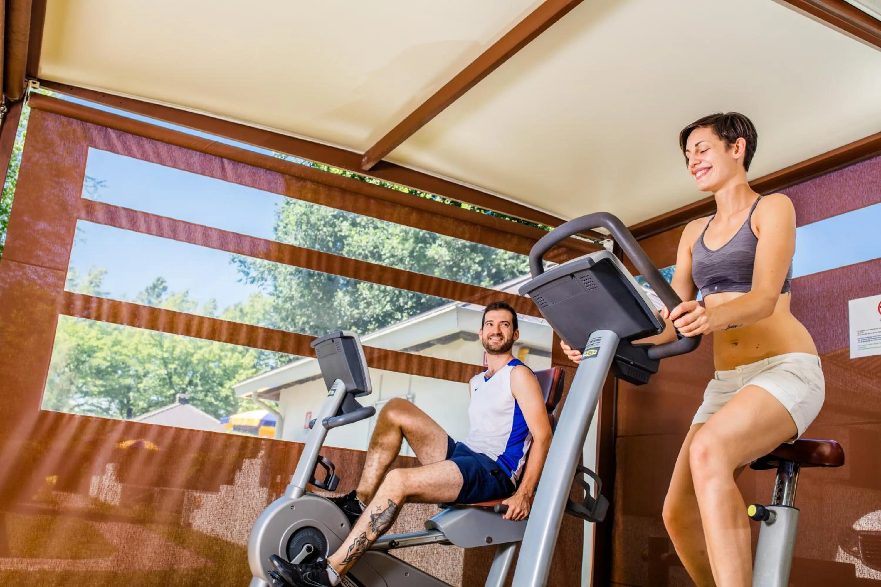 Fitness centre/facilities in Aparthotel Albatros