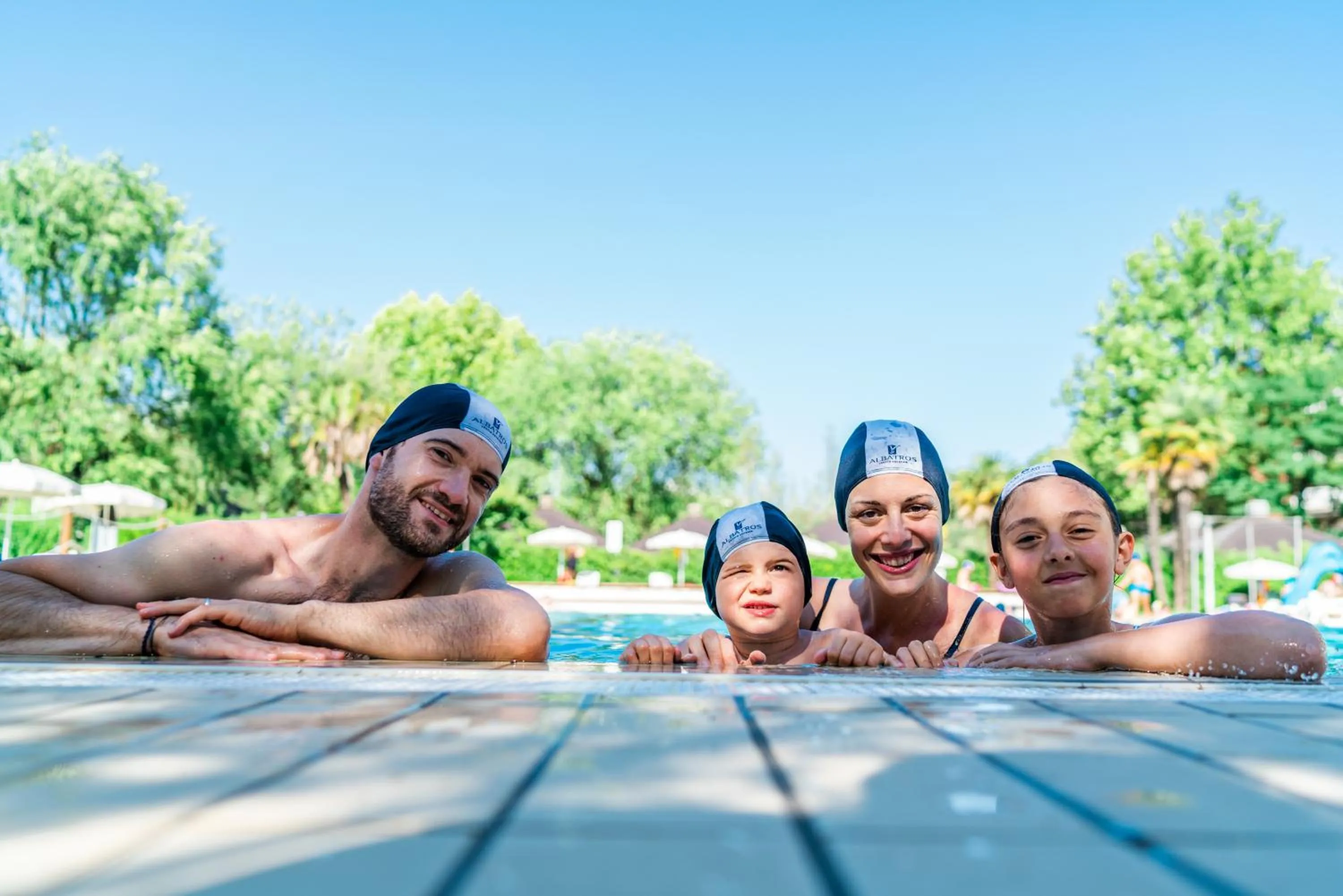 Swimming pool in Aparthotel Albatros
