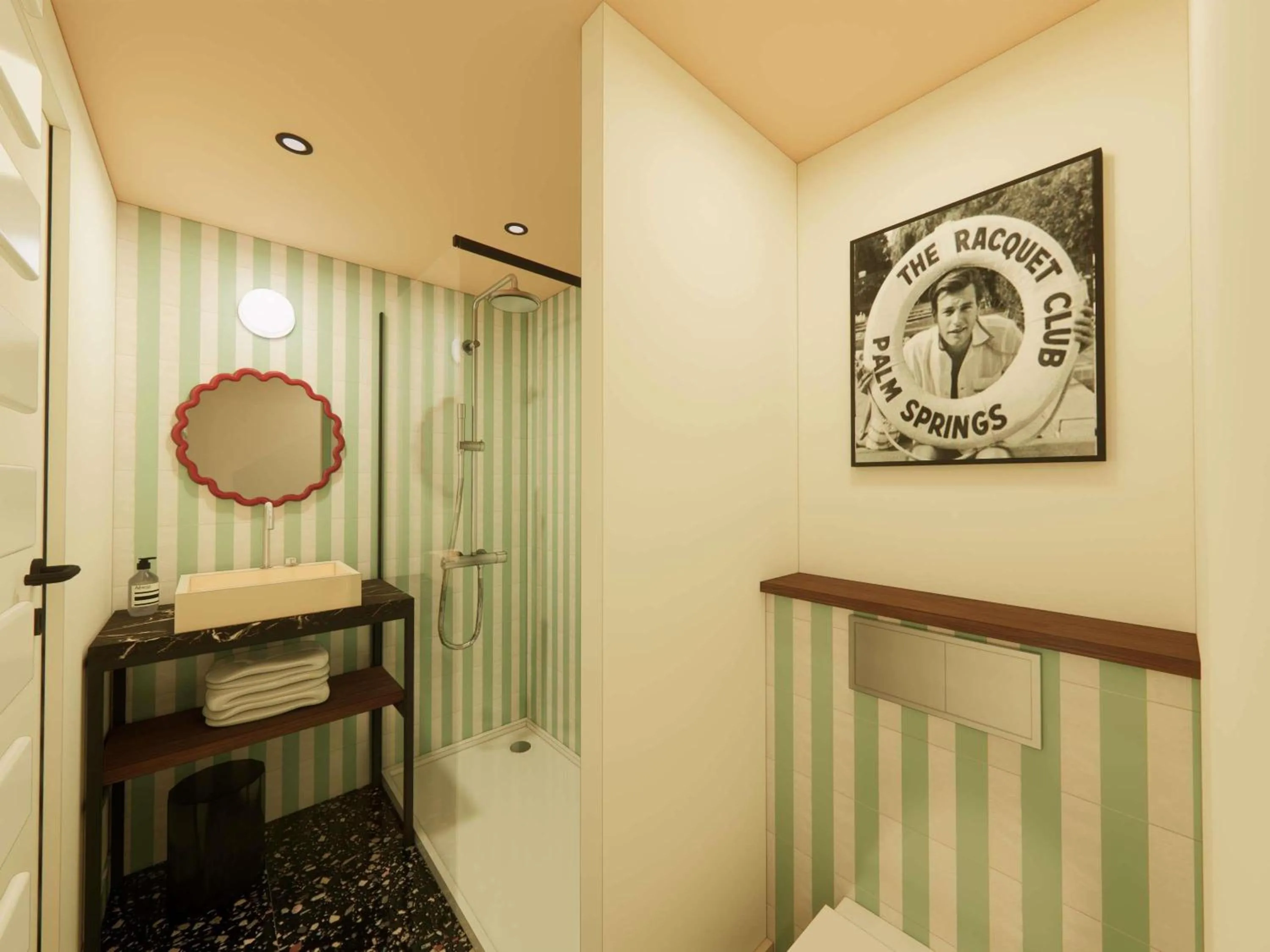 Bedroom in Ibis Styles Nantes Saint Herblain