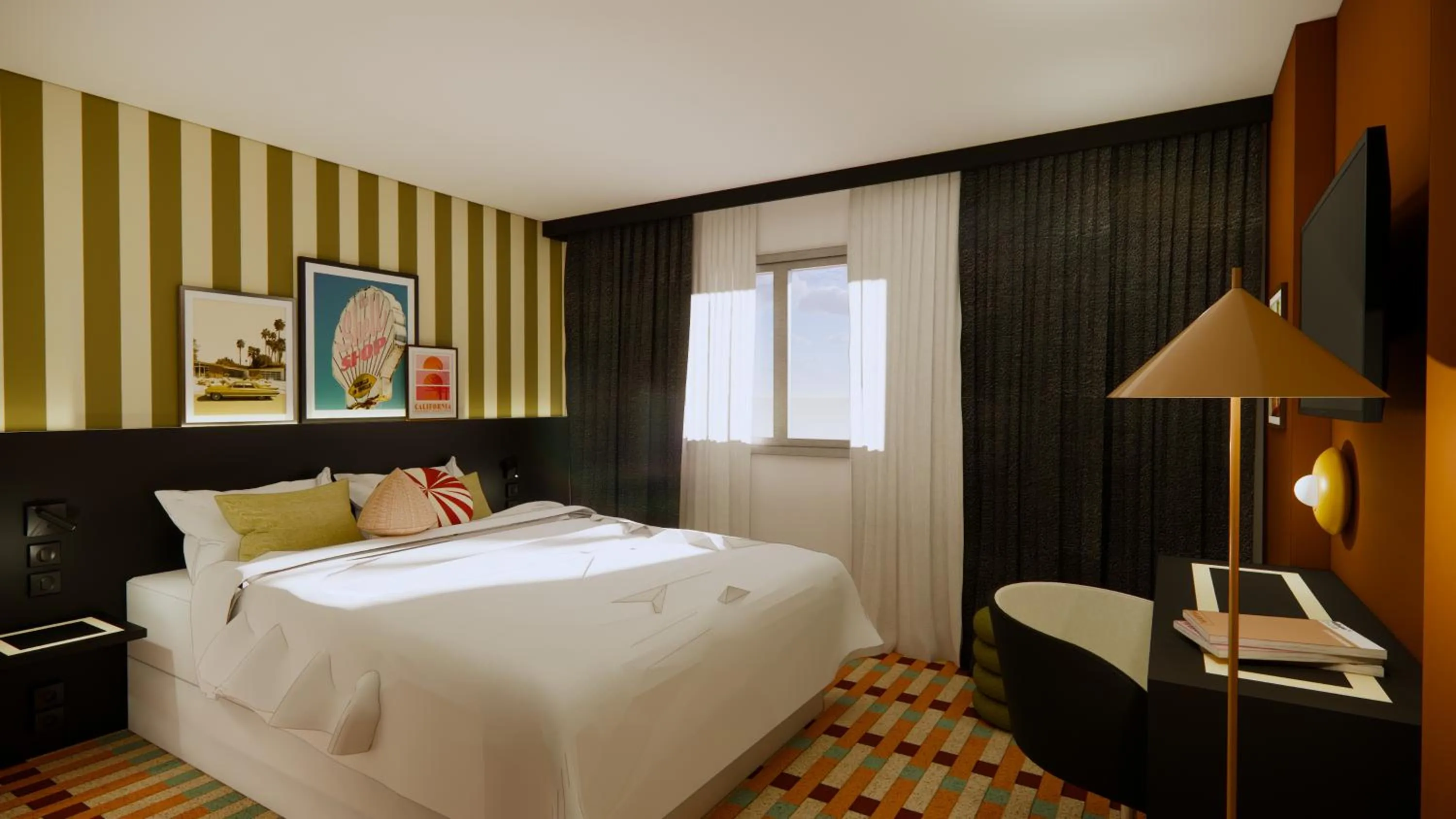 Bed in Le Colisée Nantes St Herblain devient Ibis Styles à partir du 2 décembre 2025