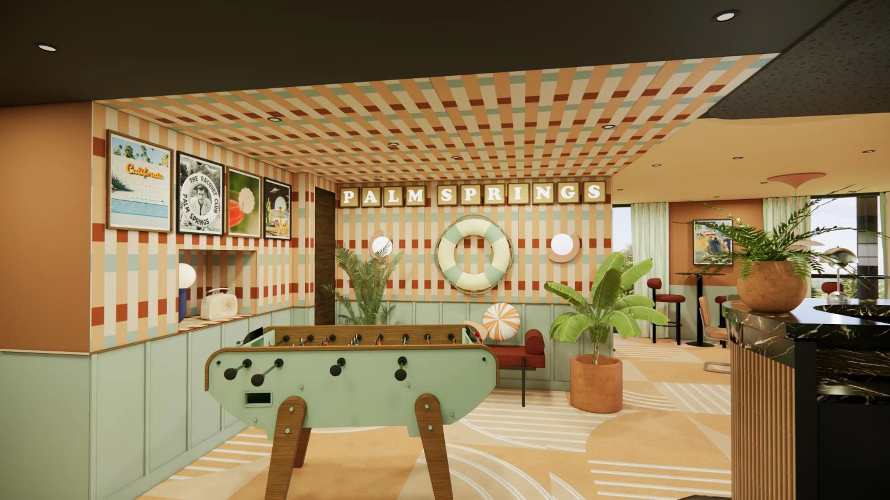 Living room in Le Colisée Nantes St Herblain devient Ibis Styles à partir du 2 décembre 2025