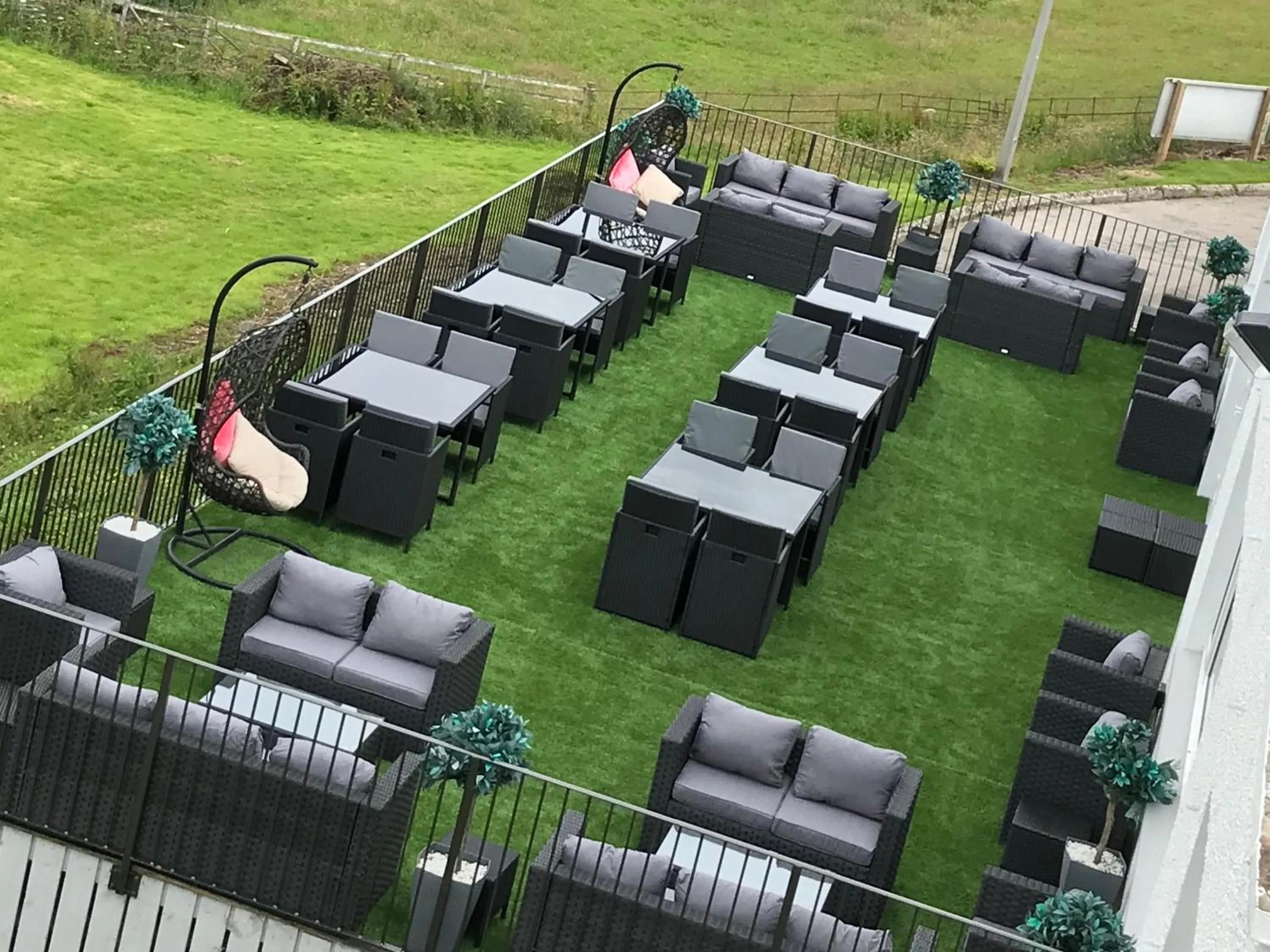 Patio in Sure Hotel by Best Western Lockerbie