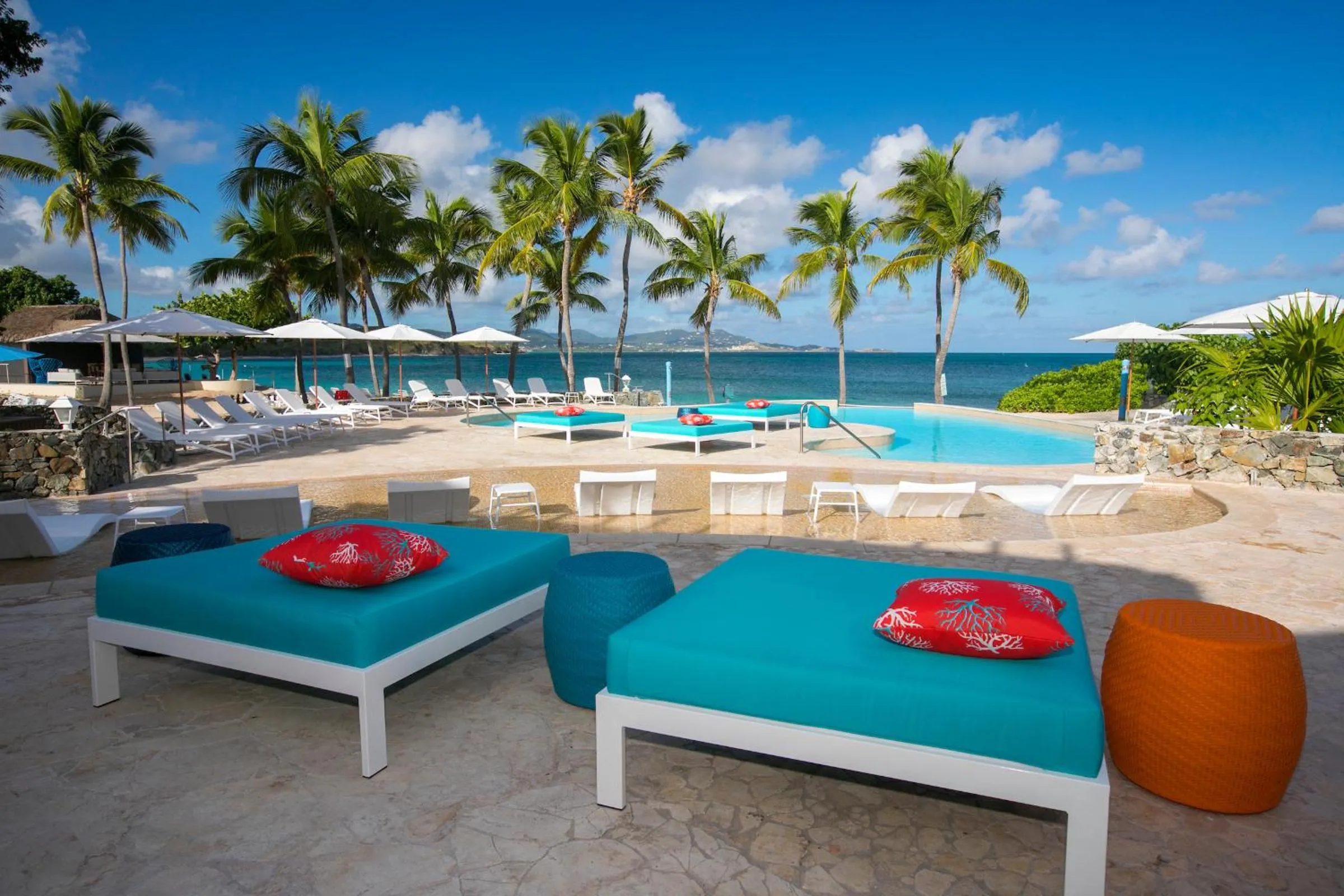 Pool view in The Buccaneer Beach & Golf Resort